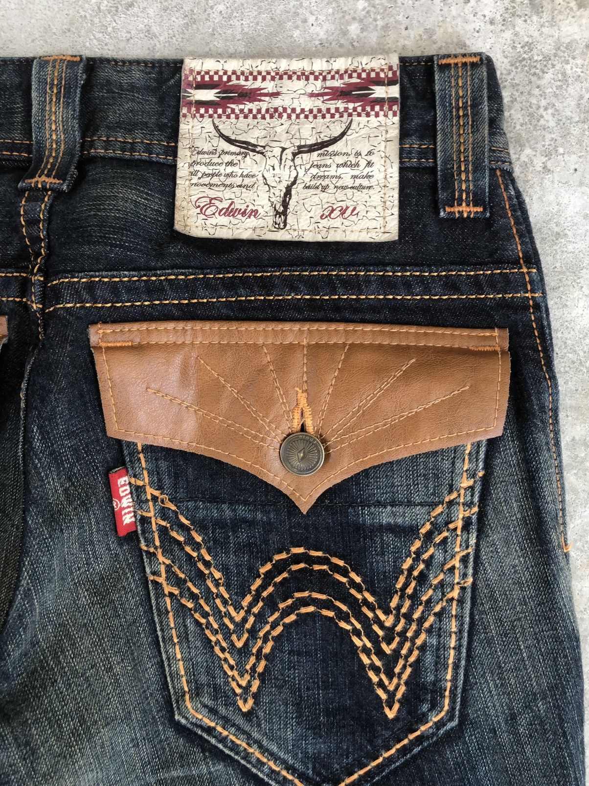 If Six Was Nine Edwin XV Flared Jeans Distressed Jeans Size US 30 / EU 46 - 16 Thumbnail