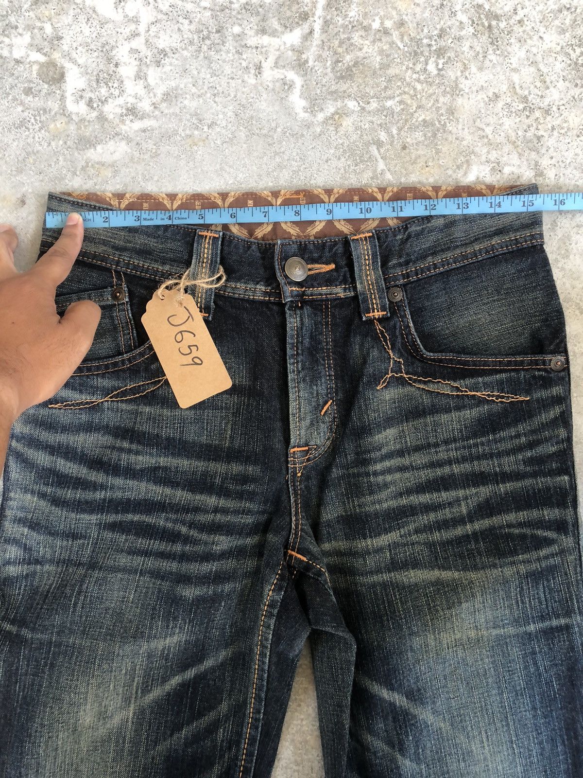 If Six Was Nine Edwin XV Flared Jeans Distressed Jeans Size US 30 / EU 46 - 19 Thumbnail