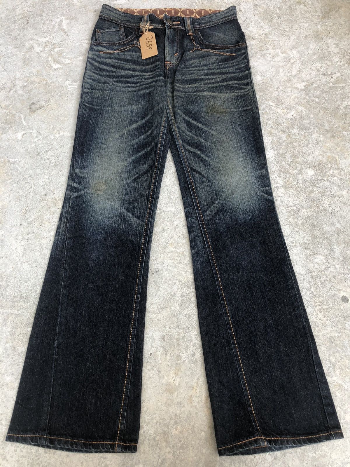 If Six Was Nine Edwin XV Flared Jeans Distressed Jeans Size US 30 / EU 46 - 1 Thumbnail