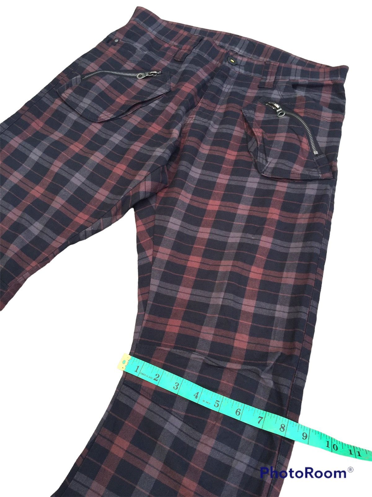 PPFM PPFM Plaid Curve Pants Size US 34 / EU 50 - 9 Thumbnail