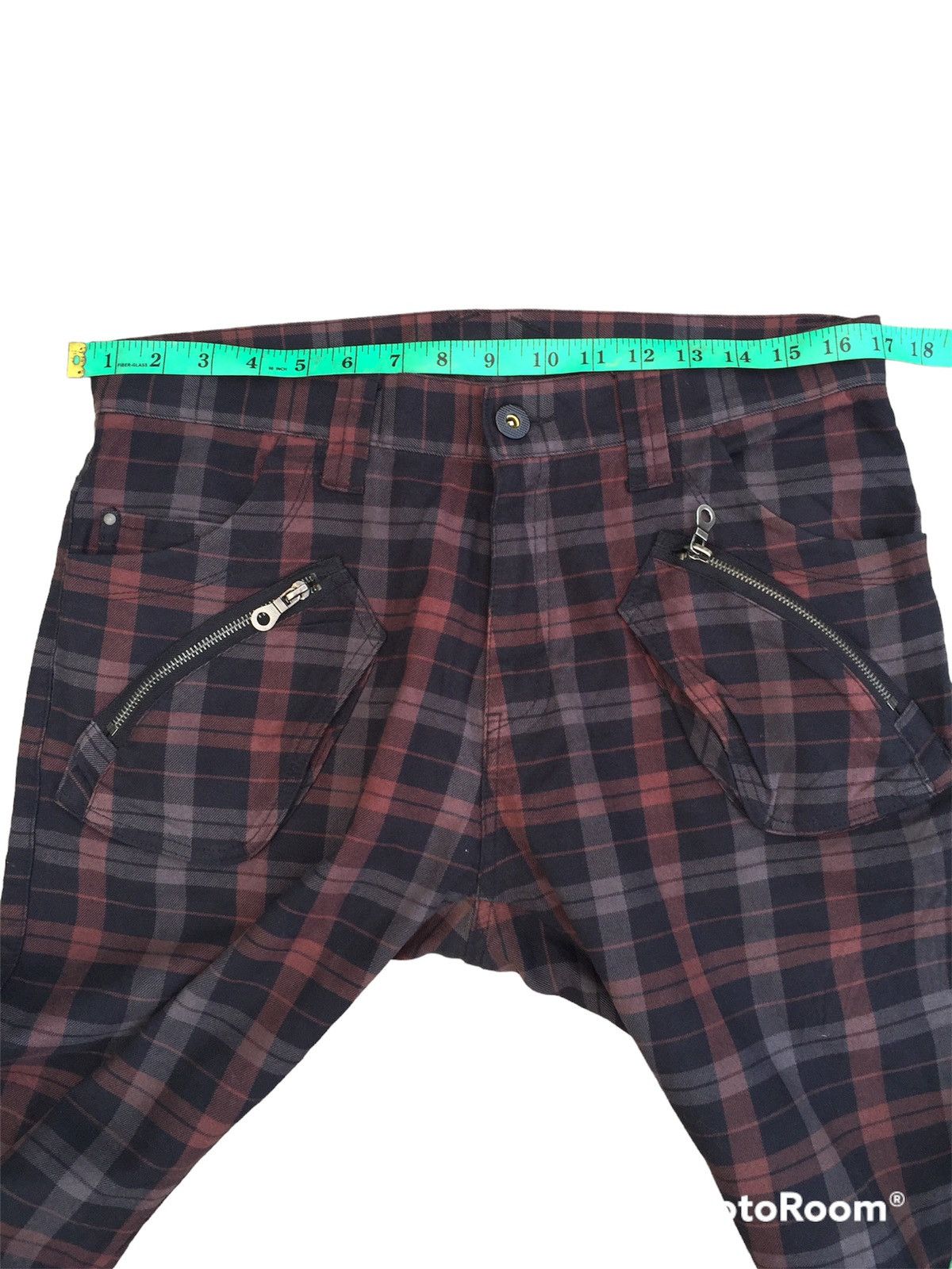 PPFM PPFM Plaid Curve Pants Size US 34 / EU 50 - 6 Thumbnail