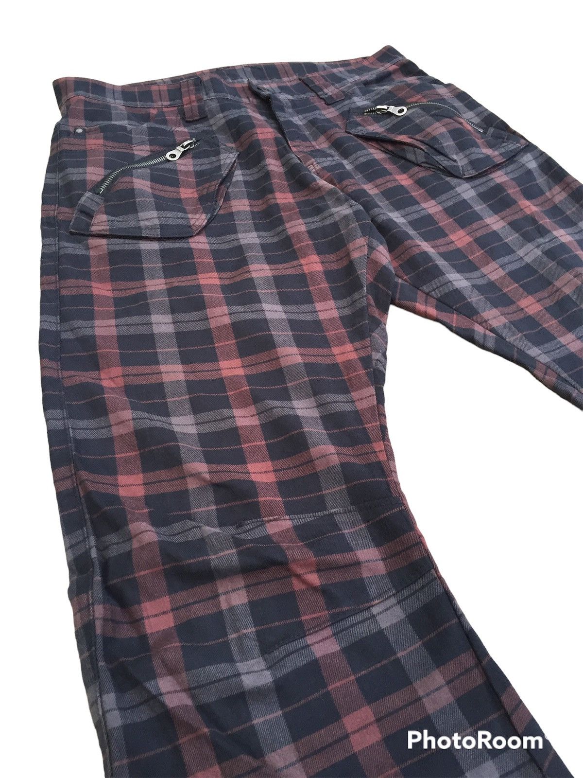 PPFM PPFM Plaid Curve Pants Size US 34 / EU 50 - 2 Thumbnail