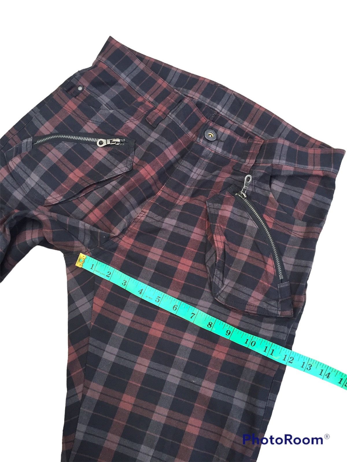 PPFM PPFM Plaid Curve Pants Size US 34 / EU 50 - 8 Thumbnail