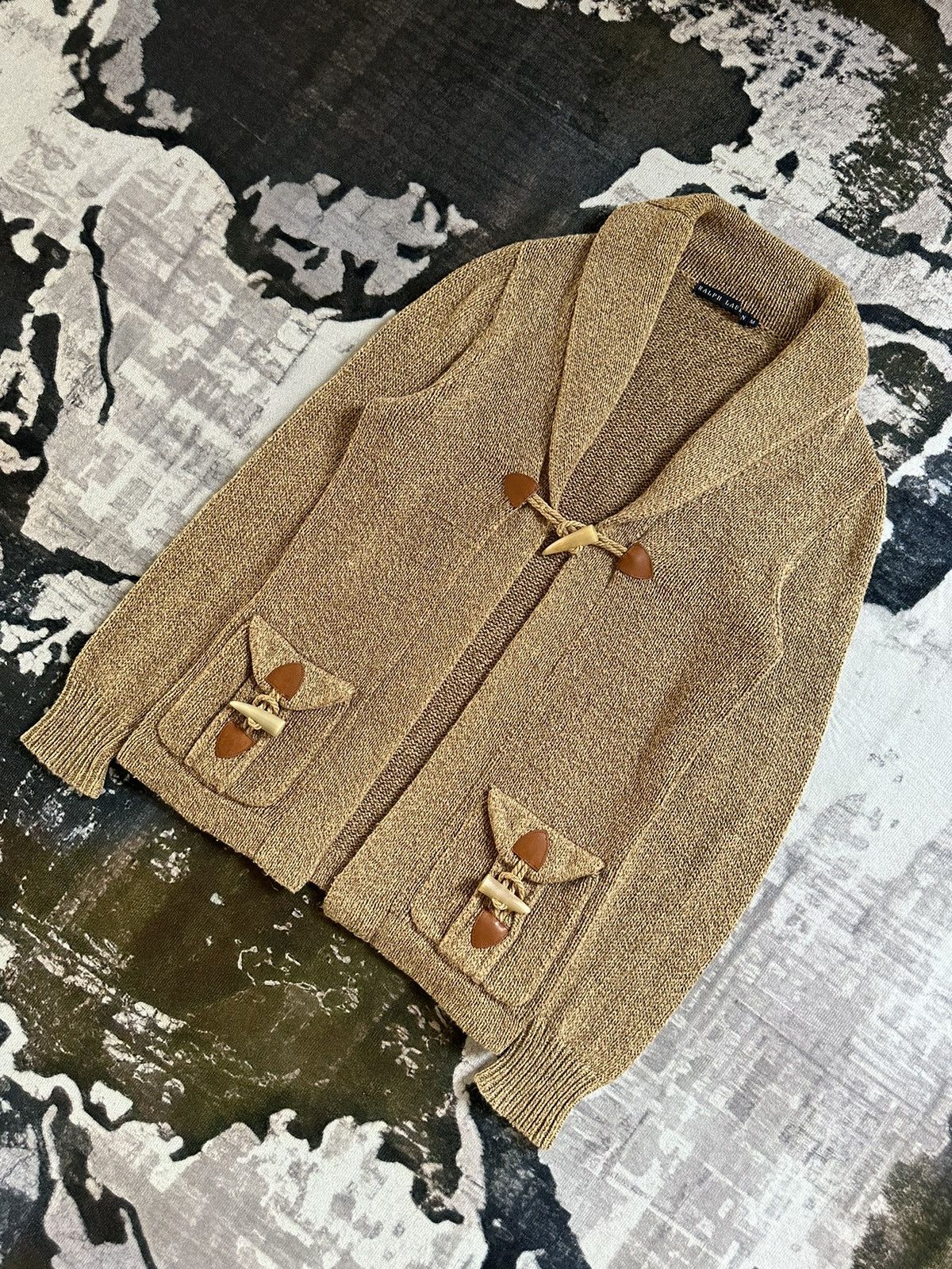 Ralph Lauren Archive 2012 Ralph Lauren knits shawl cardigan Size US M / EU 48-50 / 2 - 2 Thumbnail