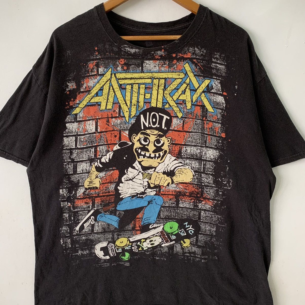 Band Tees Anthrax Tshirt Size US XL / EU 56 / 4 - 2 Thumbnail