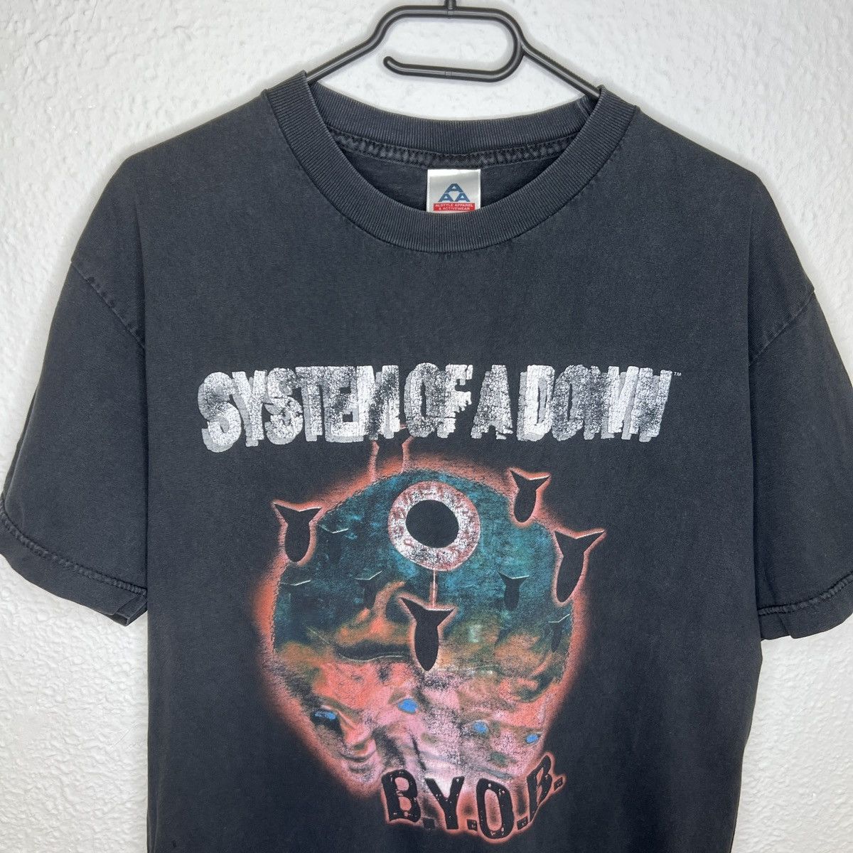 Band Tees Rare Print System Of A Down Vintage Band Tee BYOB SOAD Rock Size US L / EU 52-54 / 3 - 3 Thumbnail