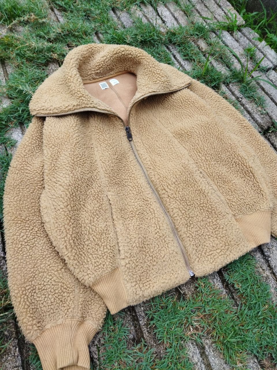 Lemaire × Uniqlo Uniqlo U Lemaire Deep Pile Sherpa Fleece Jacket Size US L / EU 52-54 / 3 - 3 Thumbnail
