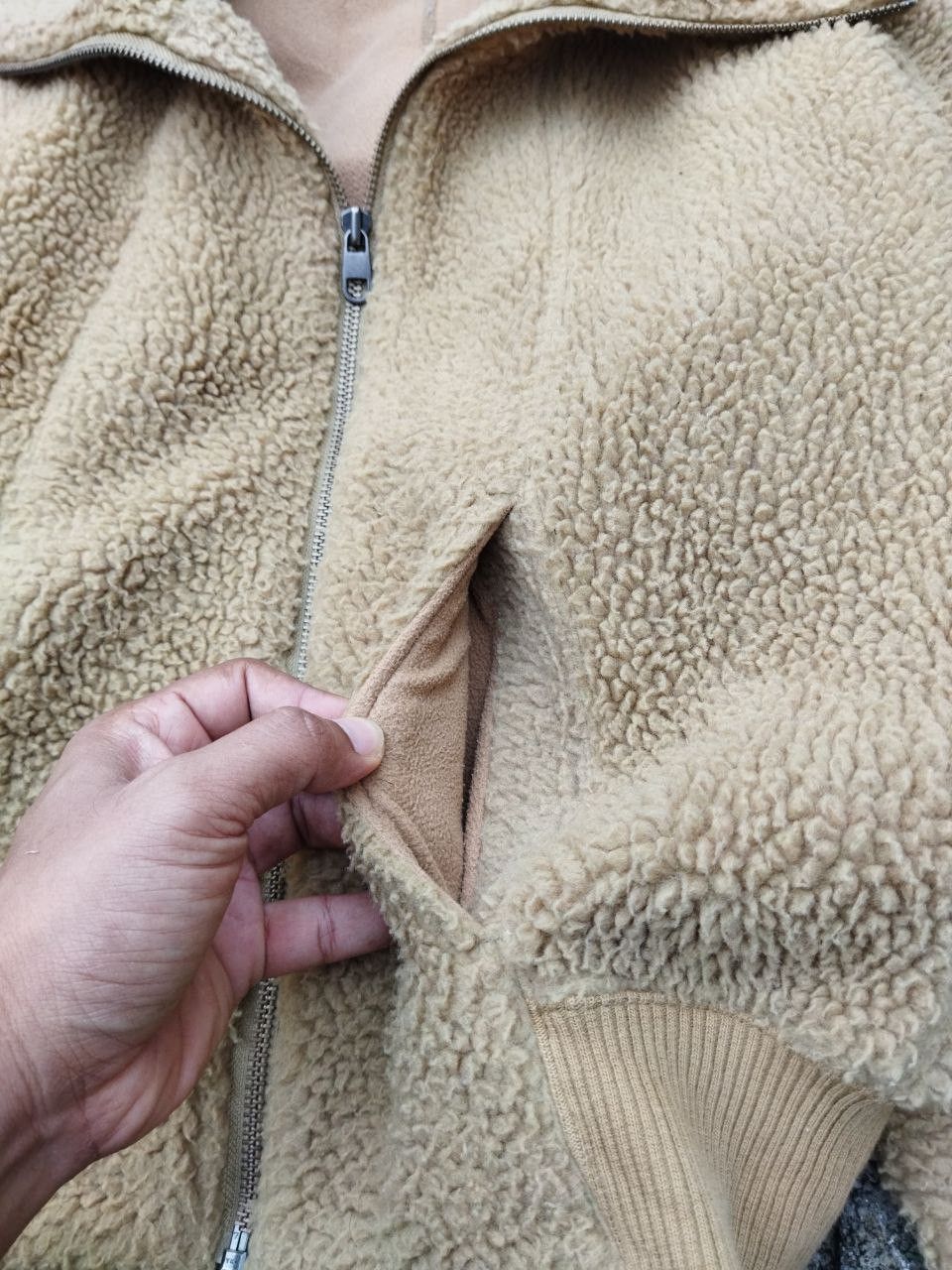 Lemaire × Uniqlo Uniqlo U Lemaire Deep Pile Sherpa Fleece Jacket Size US L / EU 52-54 / 3 - 6 Thumbnail