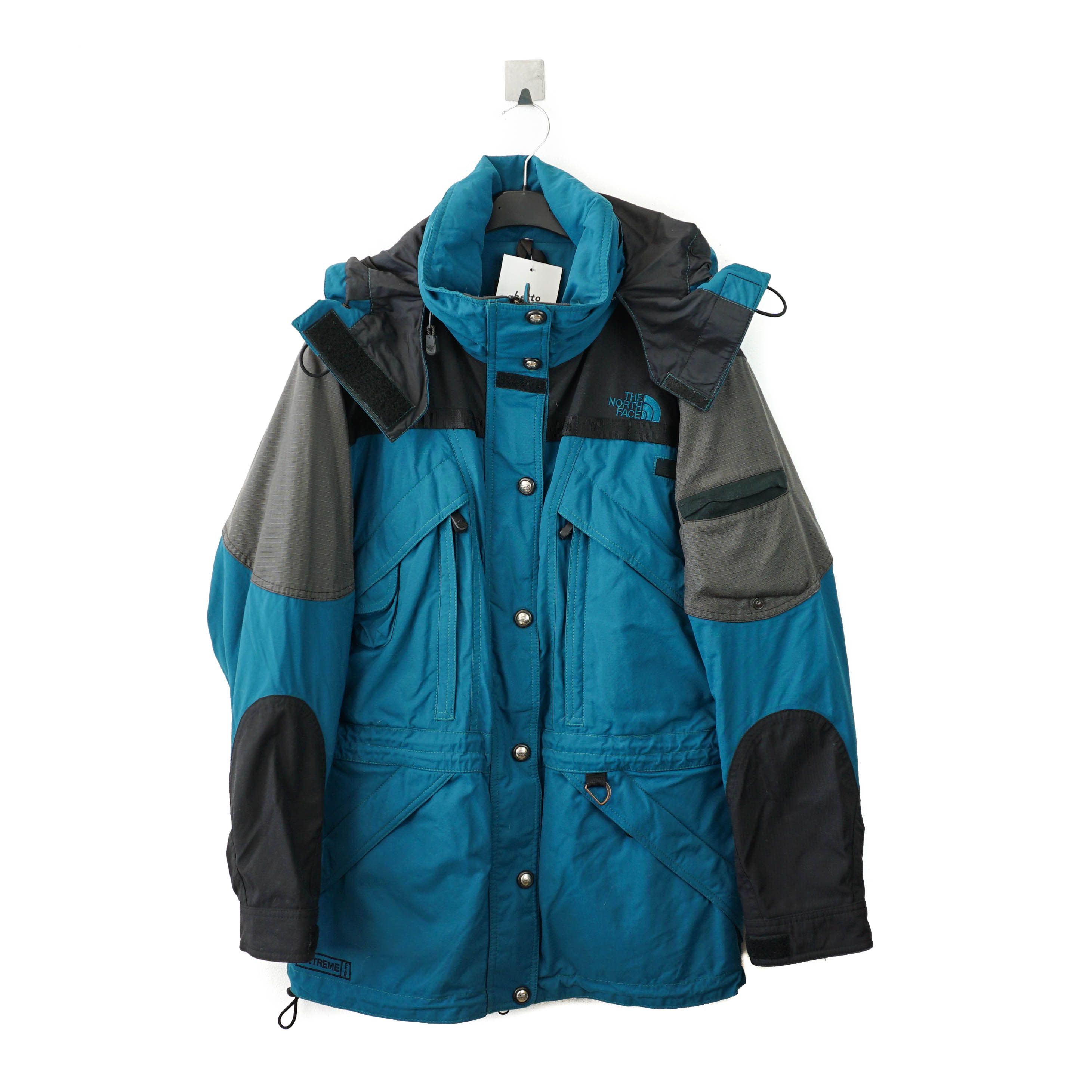 image of The North Face Gorpcore/techwear Extreme Gear Outdoor Jacket in Blue, Men's (Size Medium)