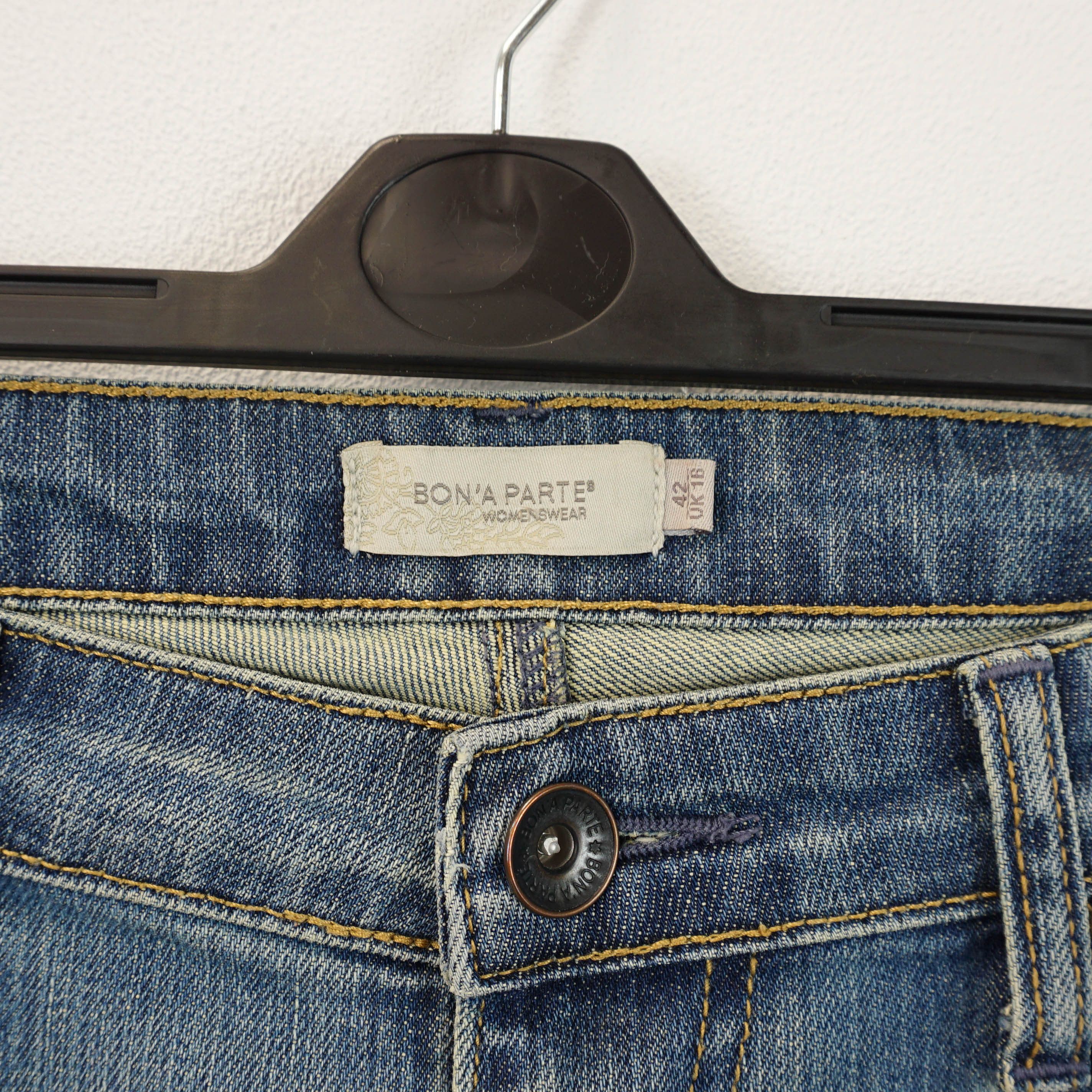 Vintage Bon'a Parte Patchwork Denim Archive Jeans Size 34" / US 12 / IT 48 - 2 Thumbnail