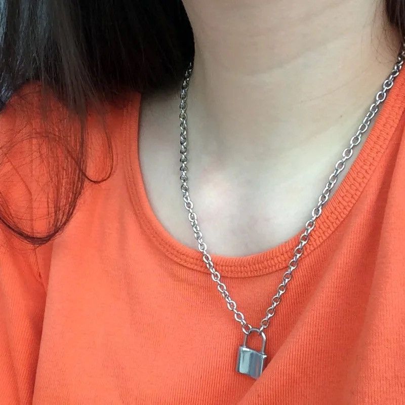 Alternative Apparel × Grunt Style Padlock Necklace Size ONE SIZE - 6 Thumbnail