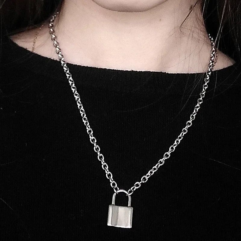 Alternative Apparel × Grunt Style Padlock Necklace Size ONE SIZE - 5 Thumbnail