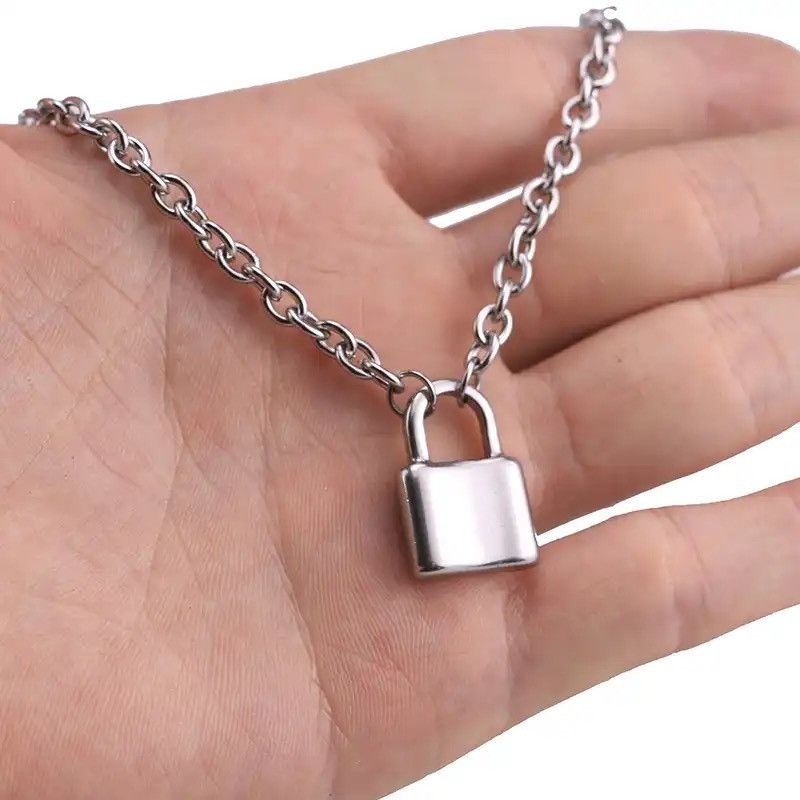 Alternative Apparel × Grunt Style Padlock Necklace Size ONE SIZE - 1 Thumbnail
