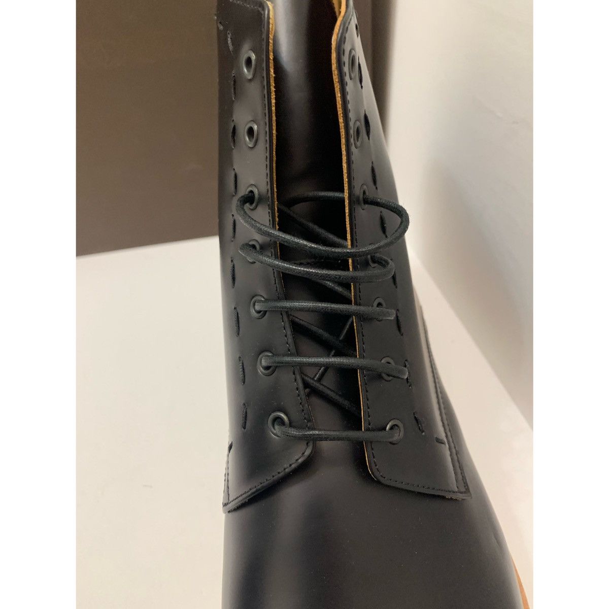 Armando Cabral ARMANDO CABRAL BLACK LACE UP BOOTS Size US 13 / EU 46 - 7 Thumbnail