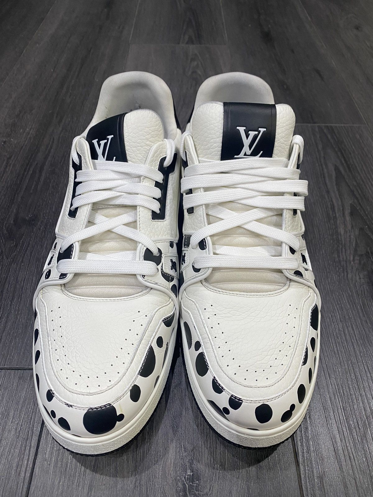 Louis Vuitton X Supreme White & Red Monogram Sneaker LVsz 11 = US 12