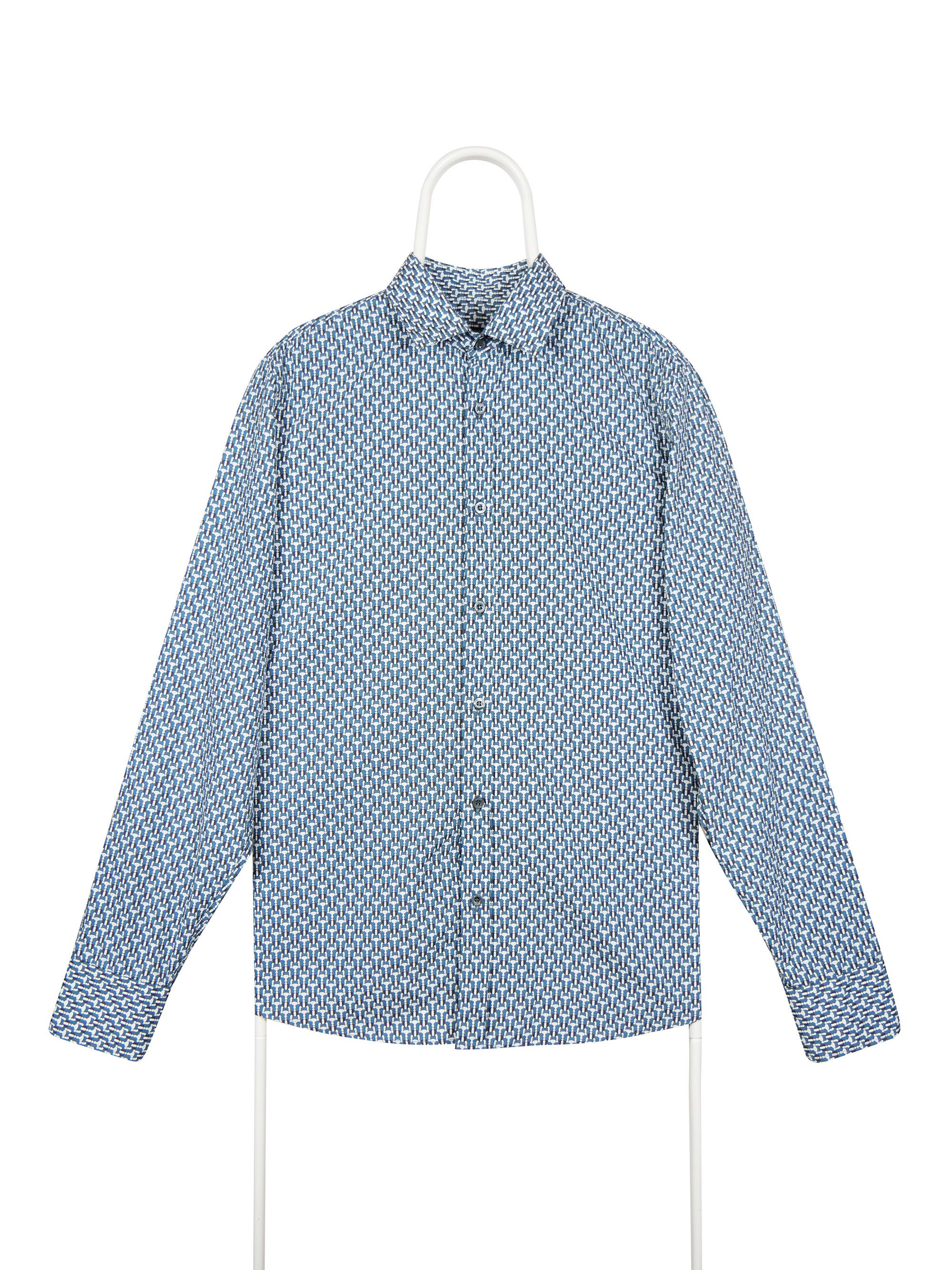 Gucci Gucci slim monogram shirt Size US M / EU 48-50 / 2 - 2 Thumbnail