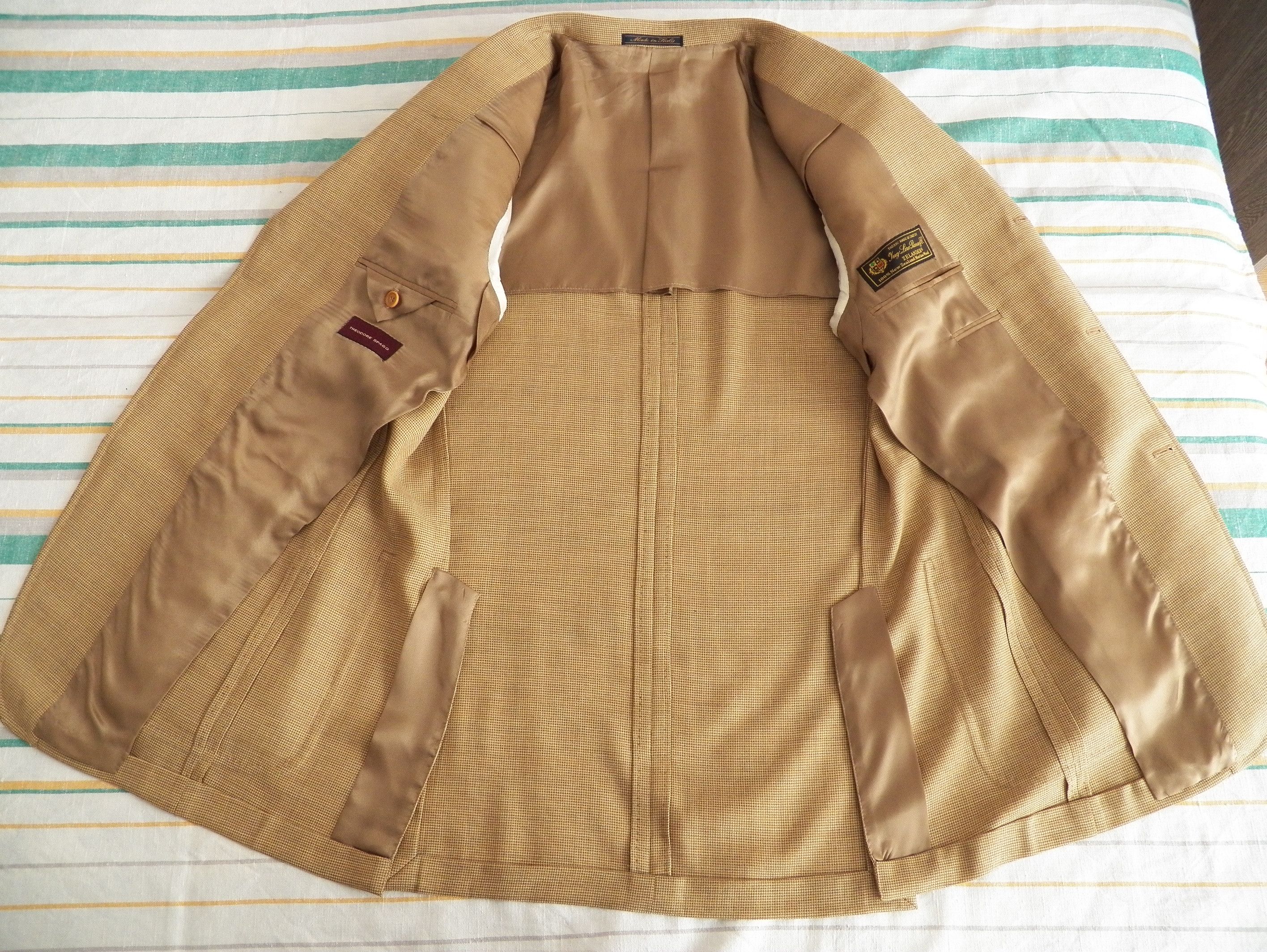 Vintage Theodore Spago JACKET Loro Piana Zelander merino wool blazer Size 40R - 4 Thumbnail