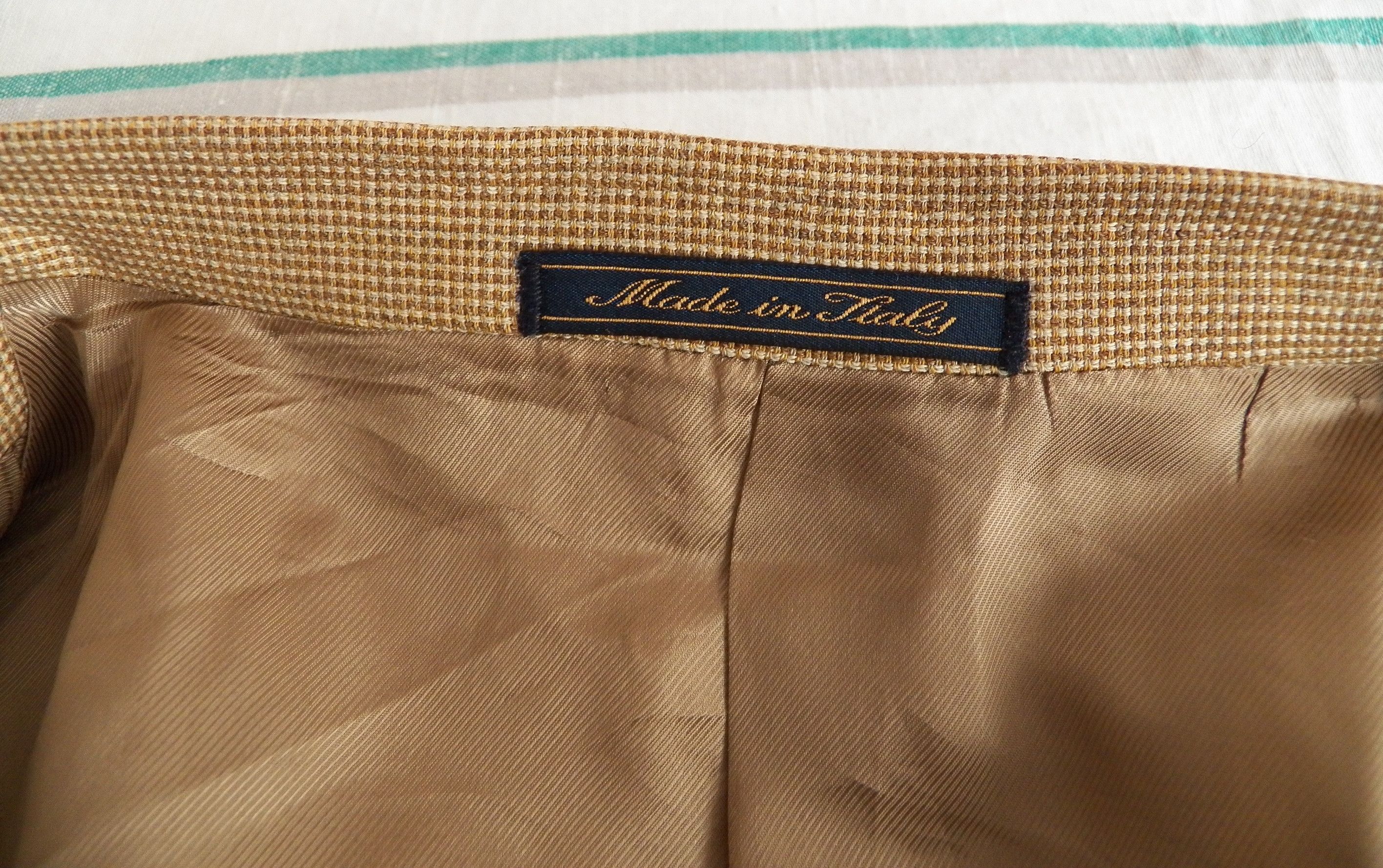 Vintage Theodore Spago JACKET Loro Piana Zelander merino wool blazer Size 40R - 7 Thumbnail