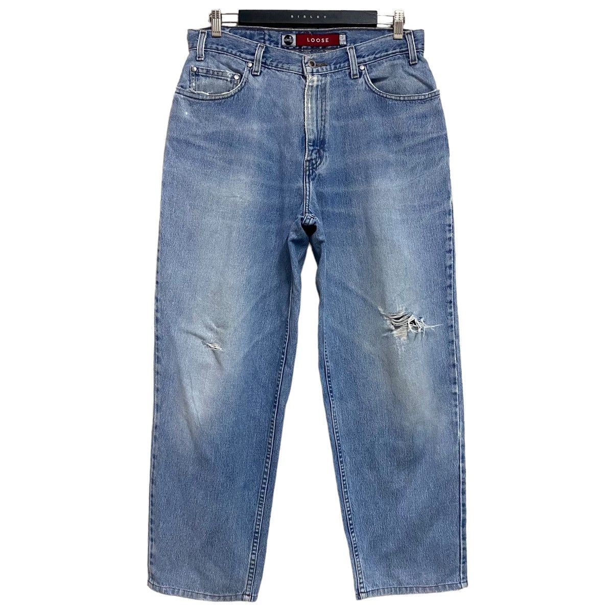 Vintage 90s Levis Silvertab Loose Jeans Distressed