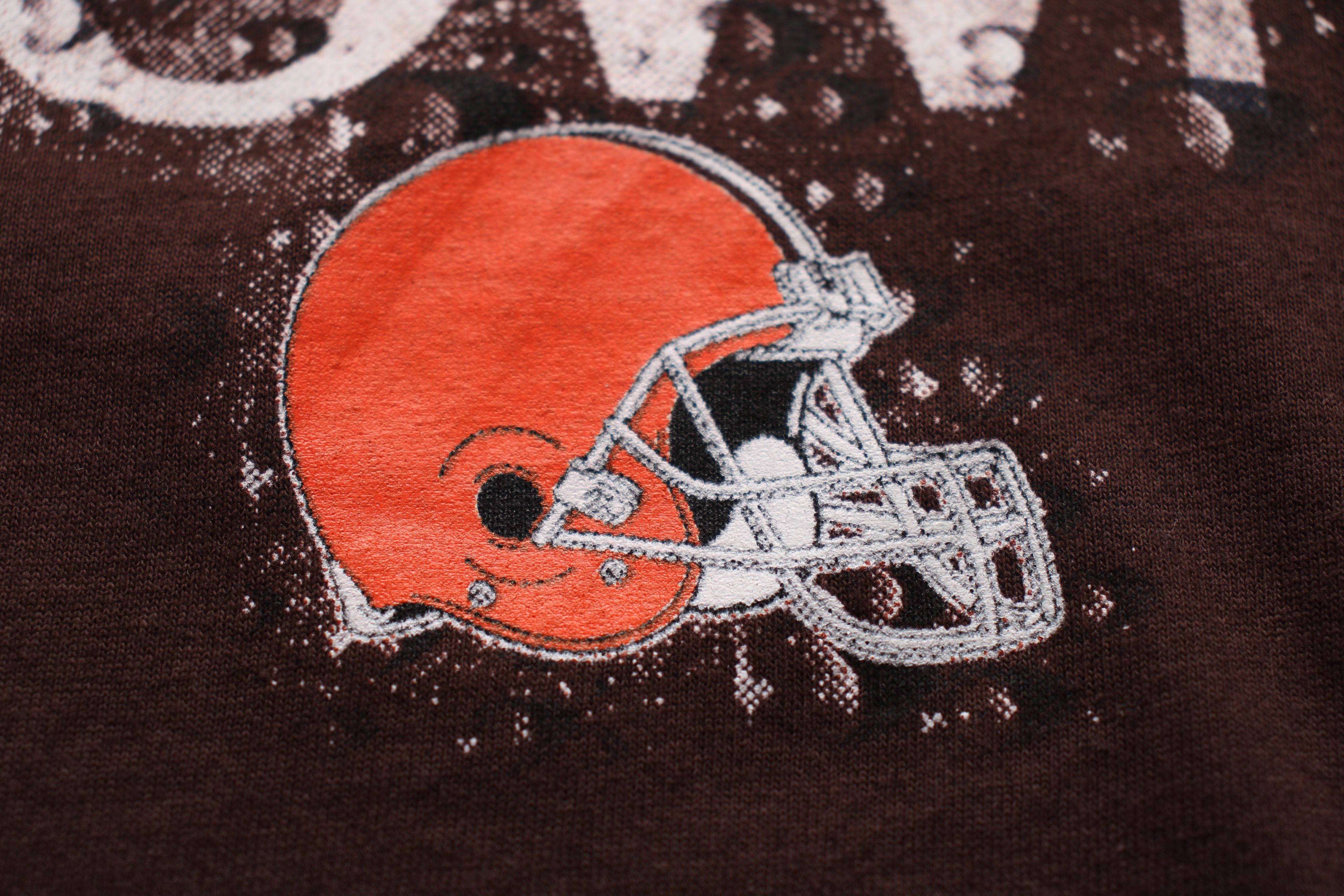NFL Vintage 90s Cleveland Browns NFL CSA T-Shirt Size US S / EU 44-46 / 1 - 4 Thumbnail
