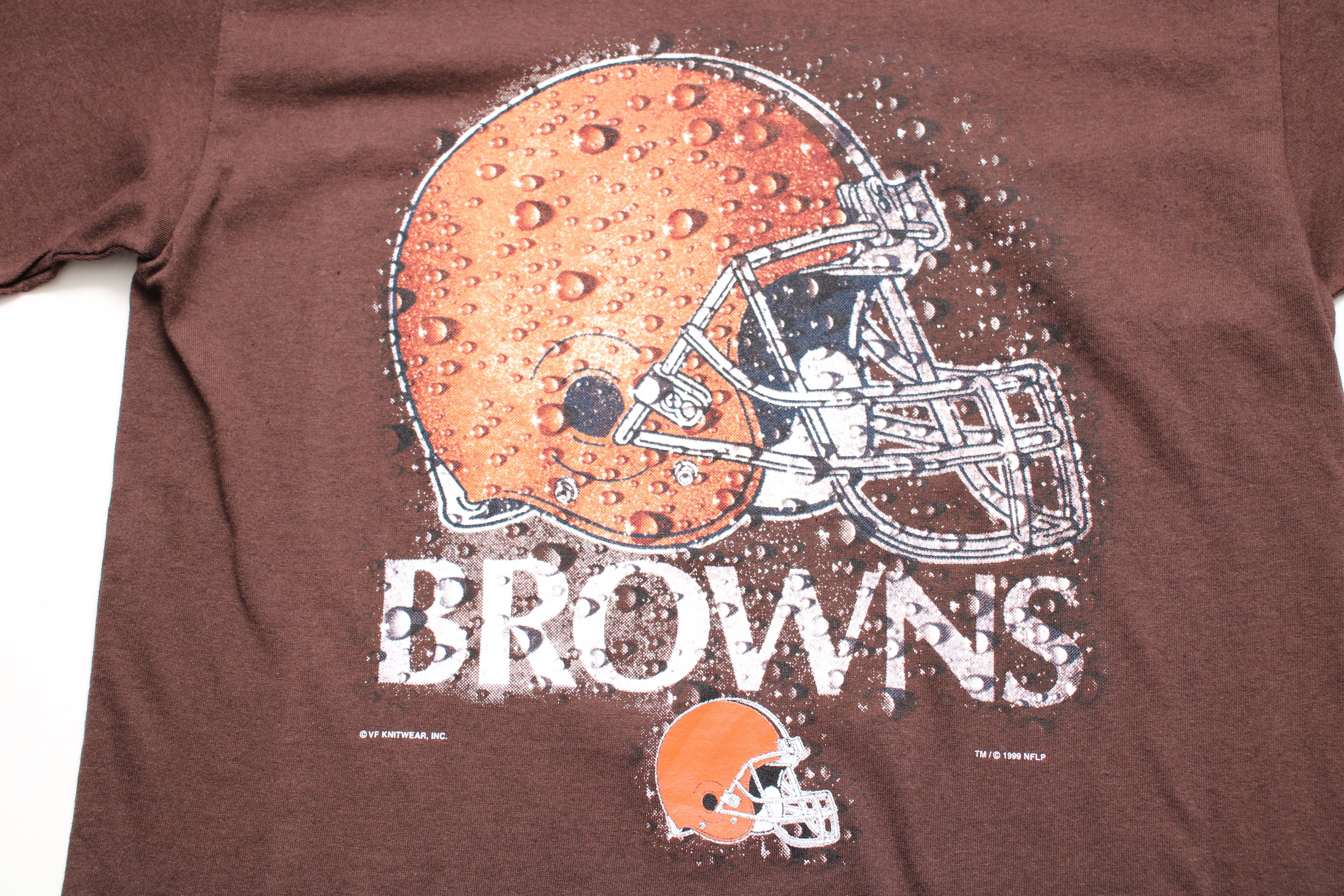 NFL Vintage 90s Cleveland Browns NFL CSA T-Shirt Size US S / EU 44-46 / 1 - 3 Thumbnail