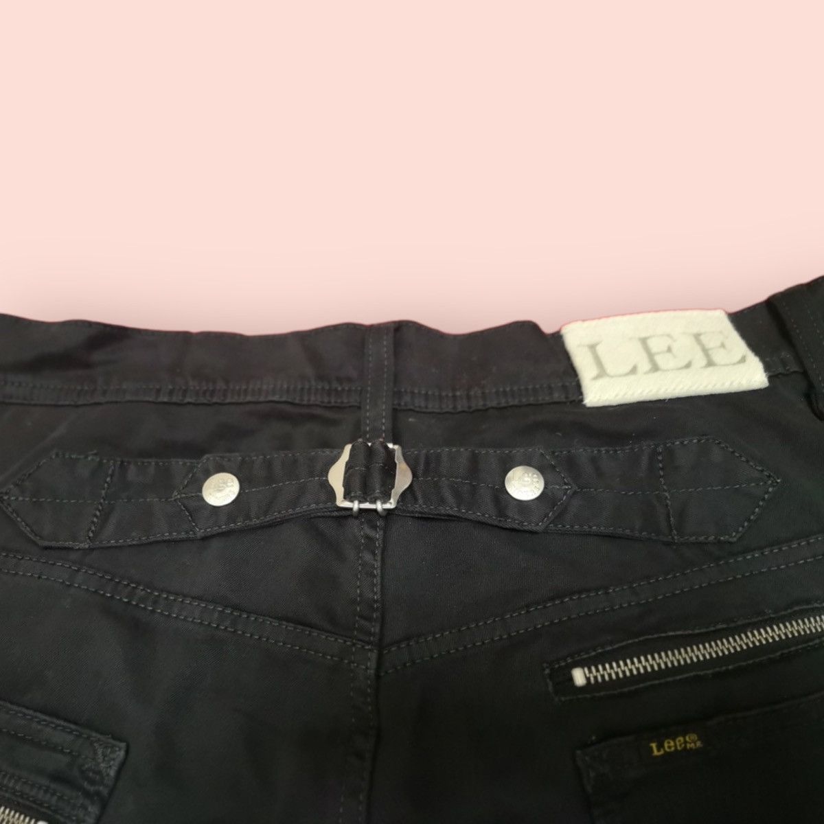 Lee × Seditionaries 💥RARE💥LEE RIDERS DOUBLE KNEE BUCKLE BACK BIKER JEANS Size US 31 - 11 Thumbnail