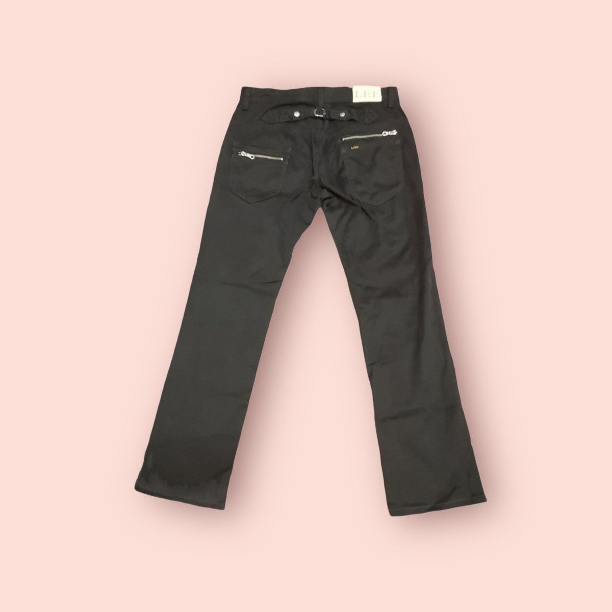 Lee × Seditionaries 💥RARE💥LEE RIDERS DOUBLE KNEE BUCKLE BACK BIKER JEANS Size US 31 - 4 Thumbnail