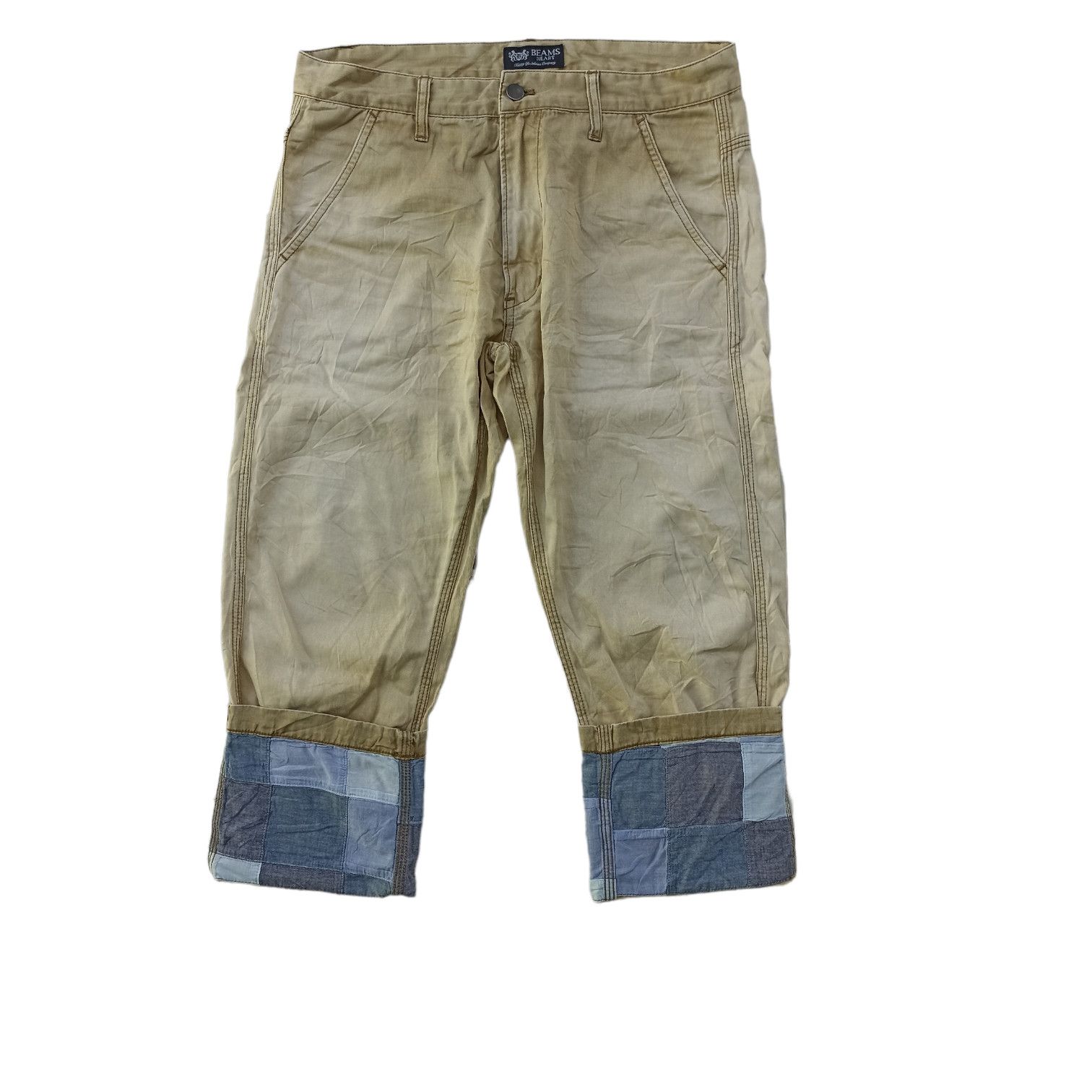 Beams Plus Vintage 90s Beams Heart Chino Pants Size US 32 / EU 48 - 3 Thumbnail