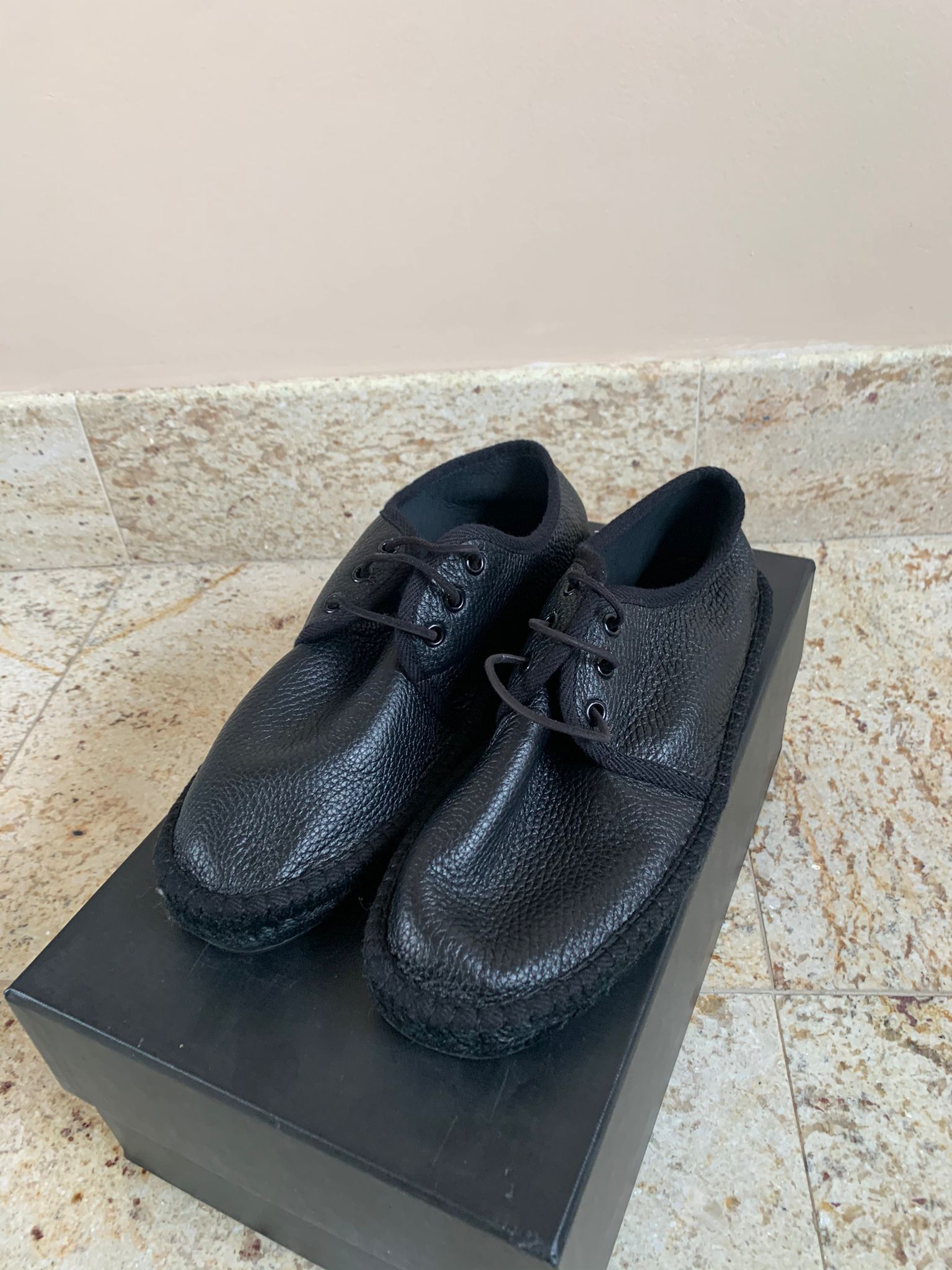 Saint Laurent Paris Deer Leather Espadrilles in Black Size US 7 / EU 40 - 3 Thumbnail