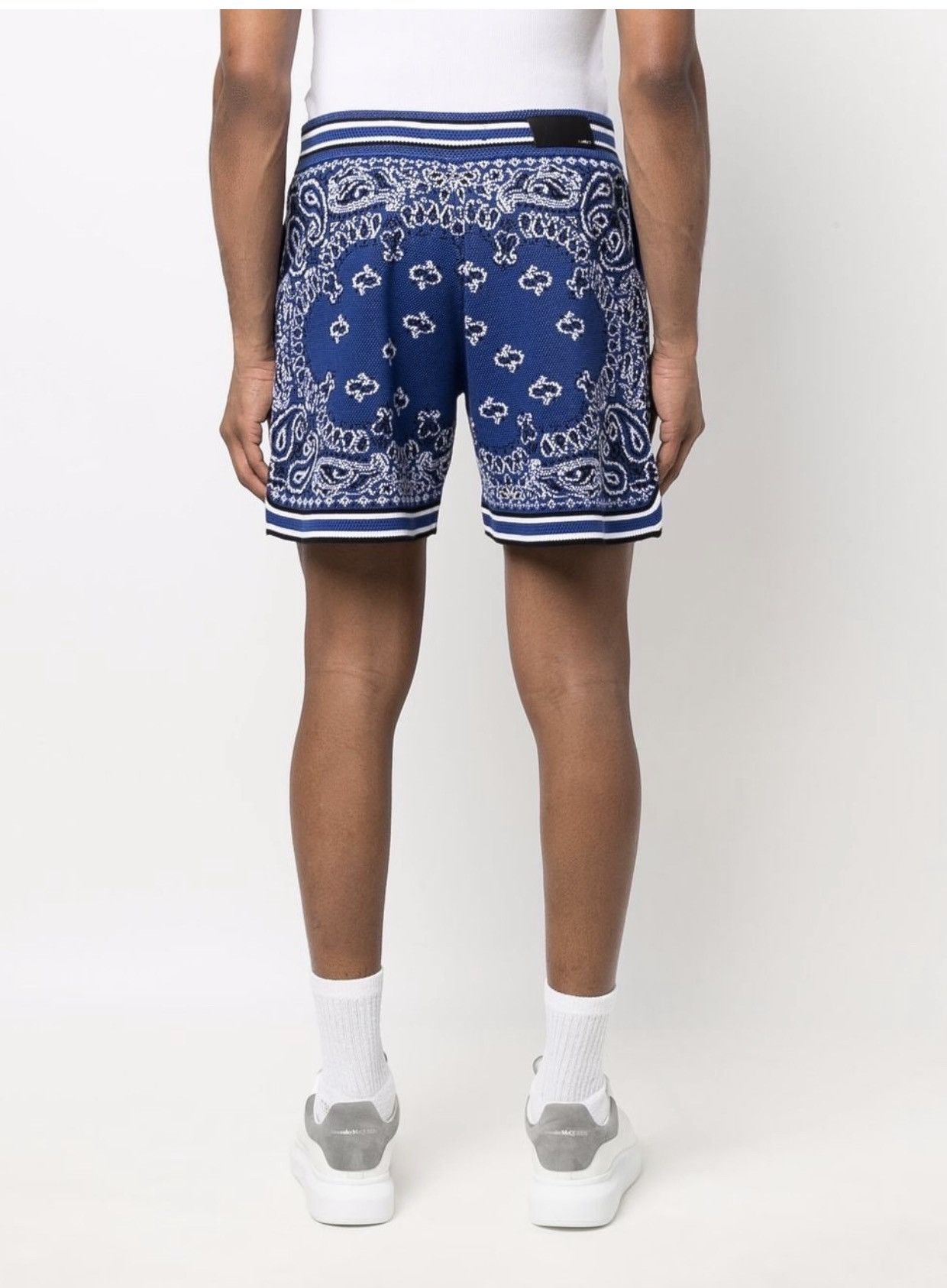 Amiri Amiri Bandana Print B-Ball Drawstring Shorts Size US 34 / EU 50 - 3 Thumbnail