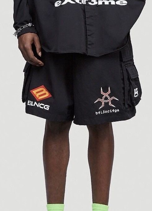 Balenciaga Balenciaga Gamer Shorts Size US 32 / EU 48 - 2 Thumbnail