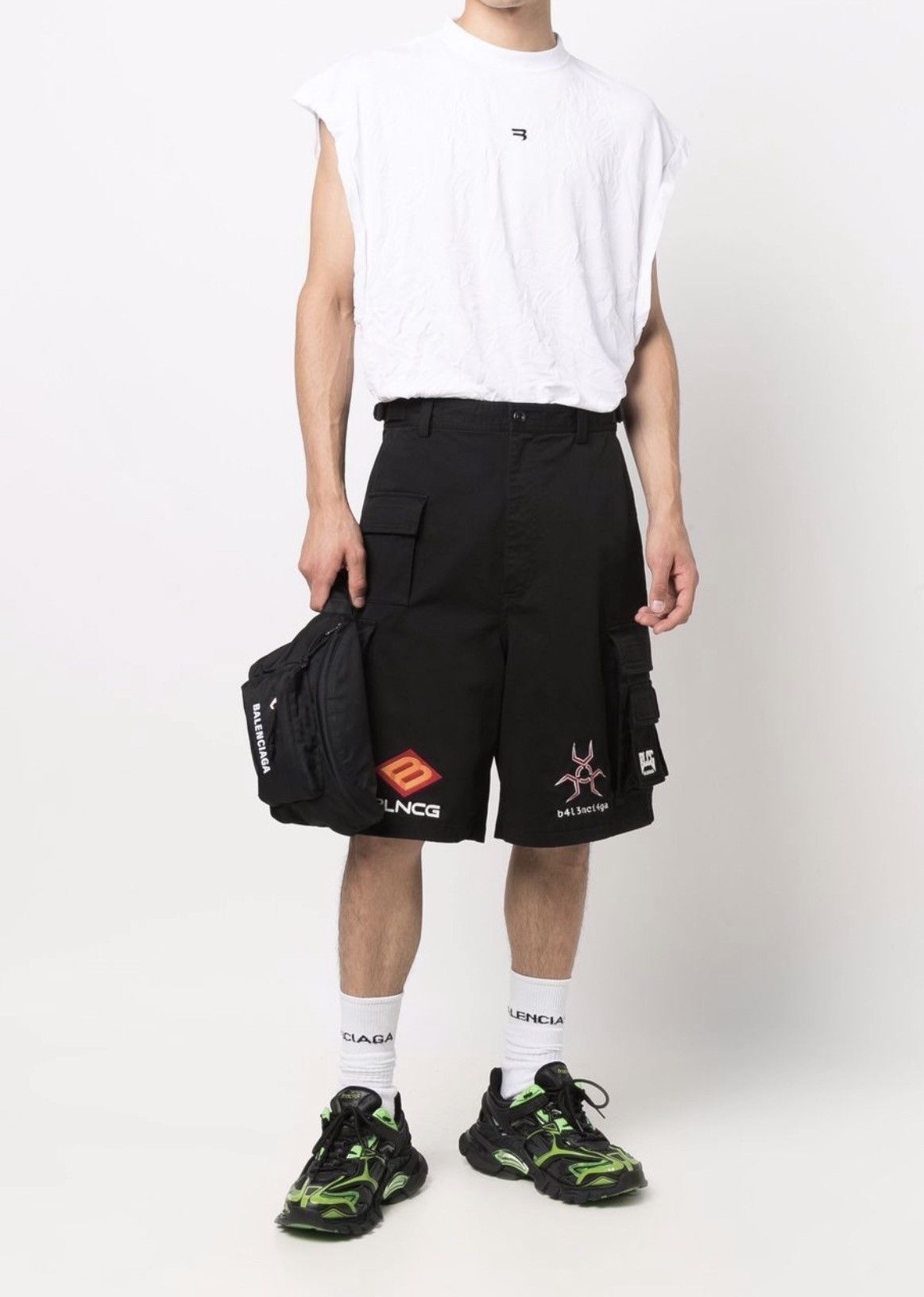 Balenciaga Balenciaga Gamer Shorts Size US 32 / EU 48 - 11 Thumbnail