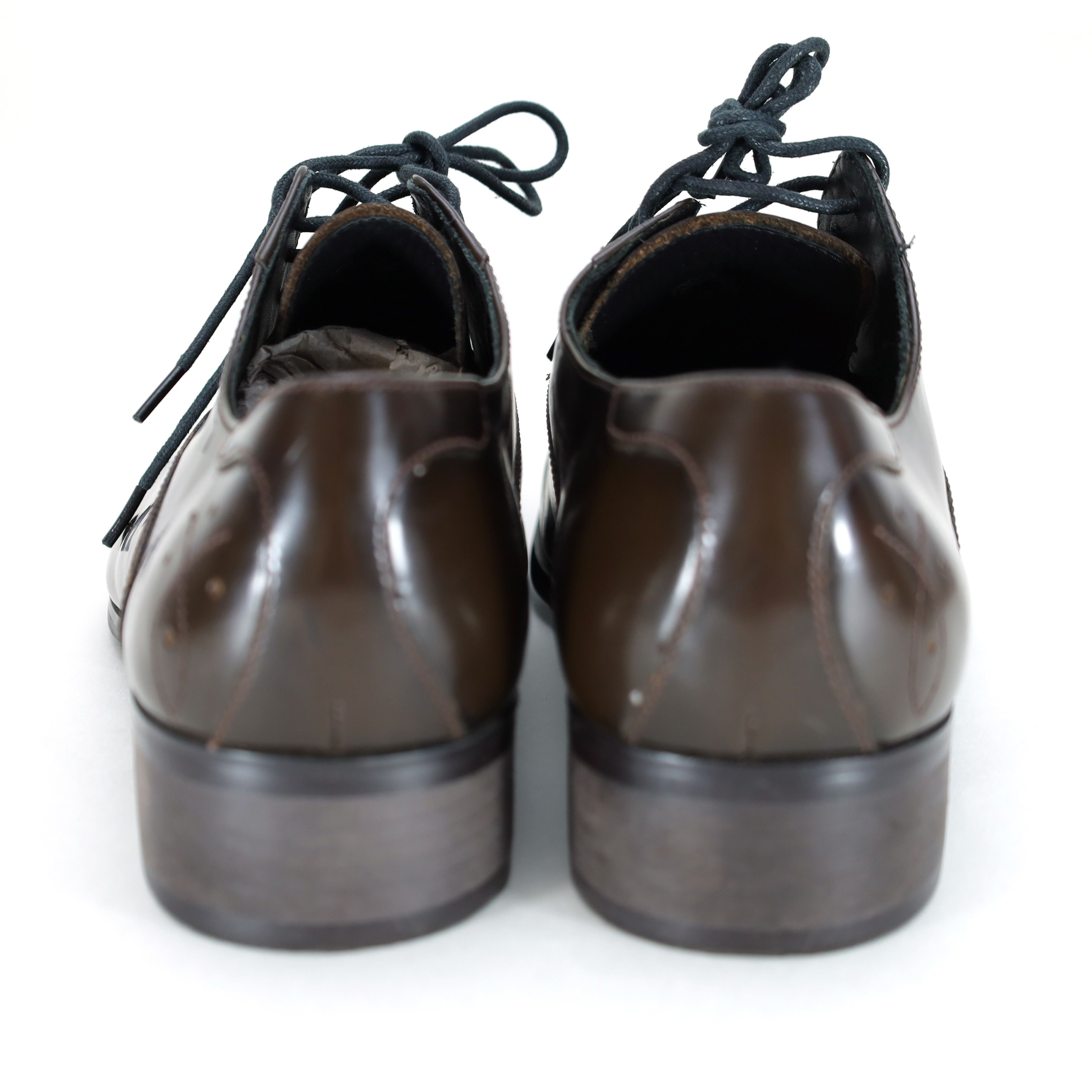 Katharine Hamnett London Katharine Hamnett London Derby Shoes Dark Brown 24.5cm Size US 6 / EU 39 - 5 Thumbnail