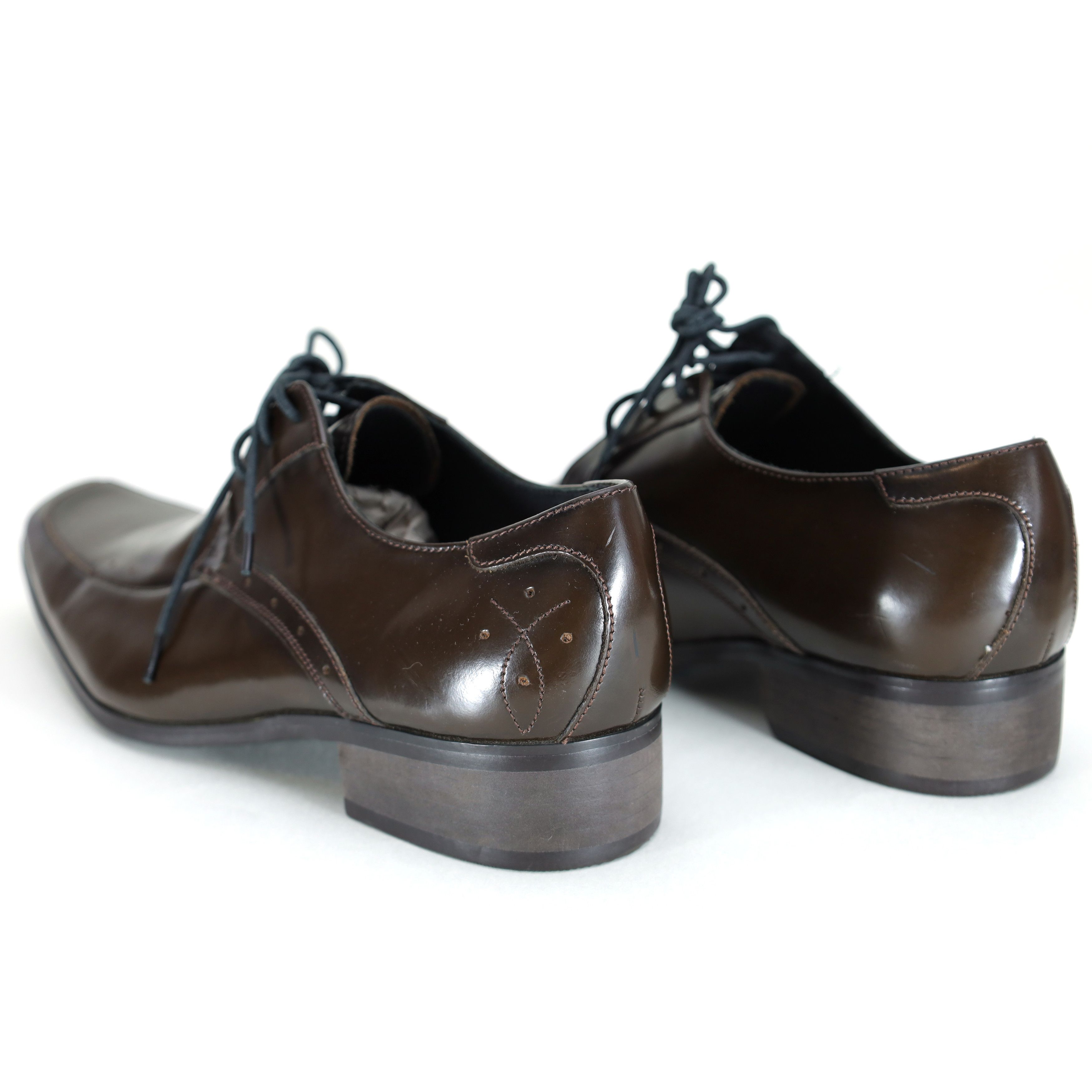 Katharine Hamnett London Katharine Hamnett London Derby Shoes Dark Brown 24.5cm Size US 6 / EU 39 - 6 Thumbnail
