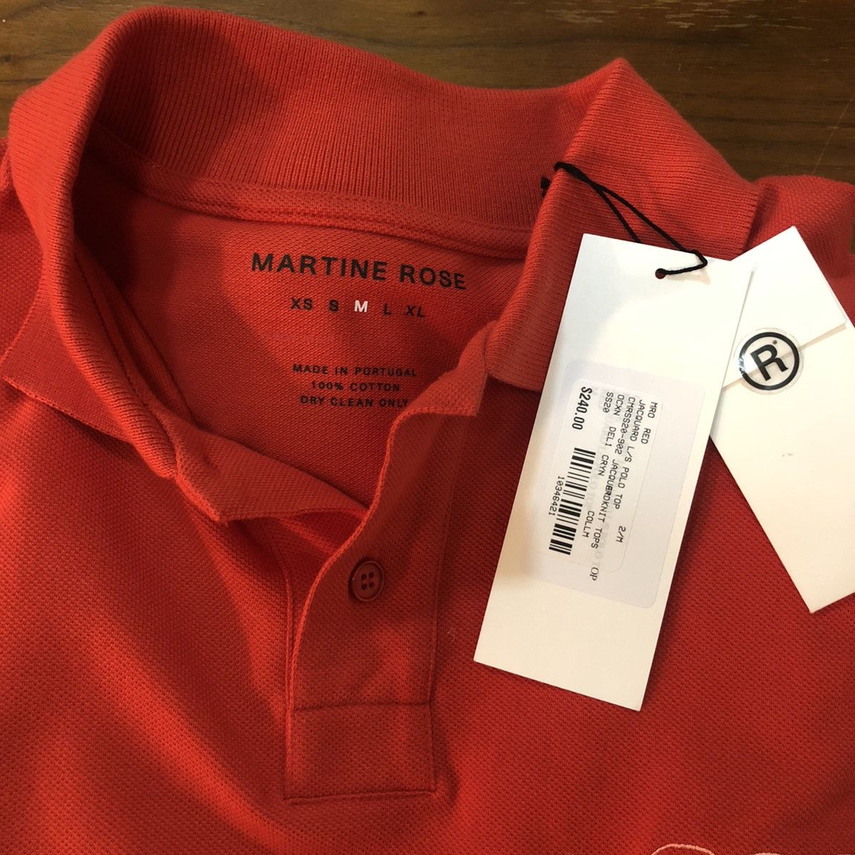 Martine Rose MARTINE ROSE Long Sleeve Jacquard Polo Size US M / EU 48-50 / 2 - 3 Thumbnail
