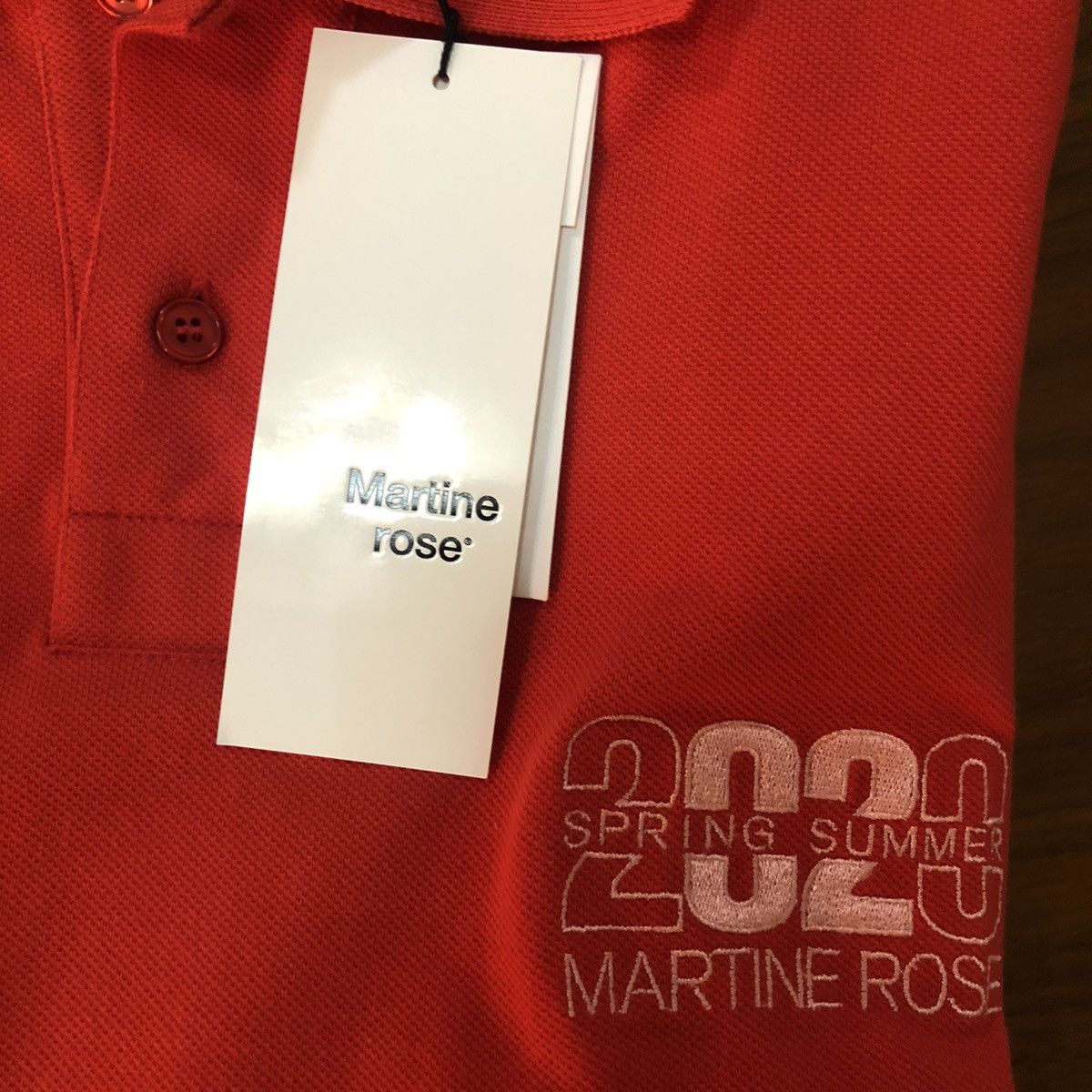 Martine Rose MARTINE ROSE Long Sleeve Jacquard Polo Size US M / EU 48-50 / 2 - 9 Thumbnail