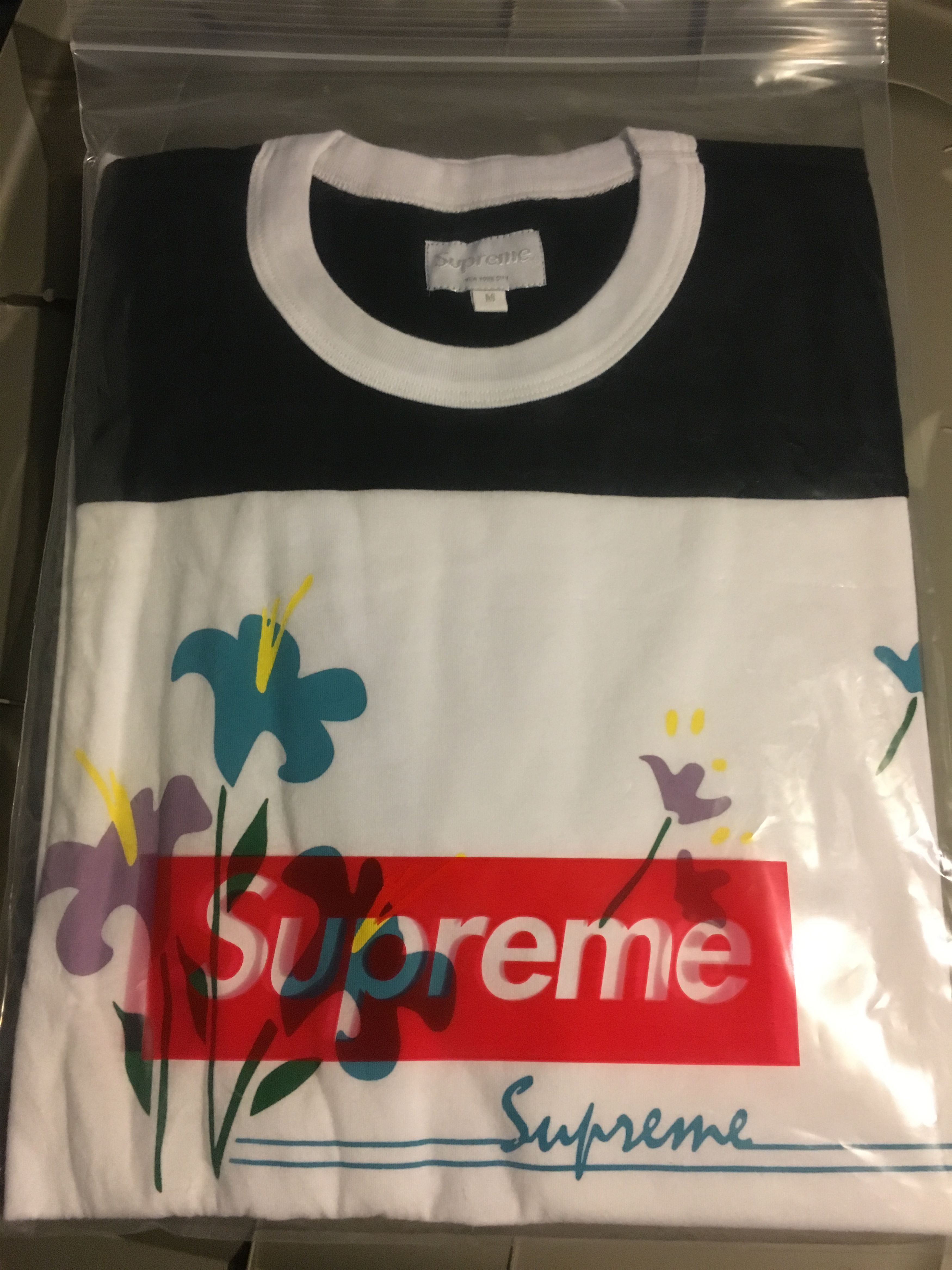 Supreme Supreme Flower Football Top Black Medium SS16 Size US M / EU 48-50 / 2 - 2 Thumbnail