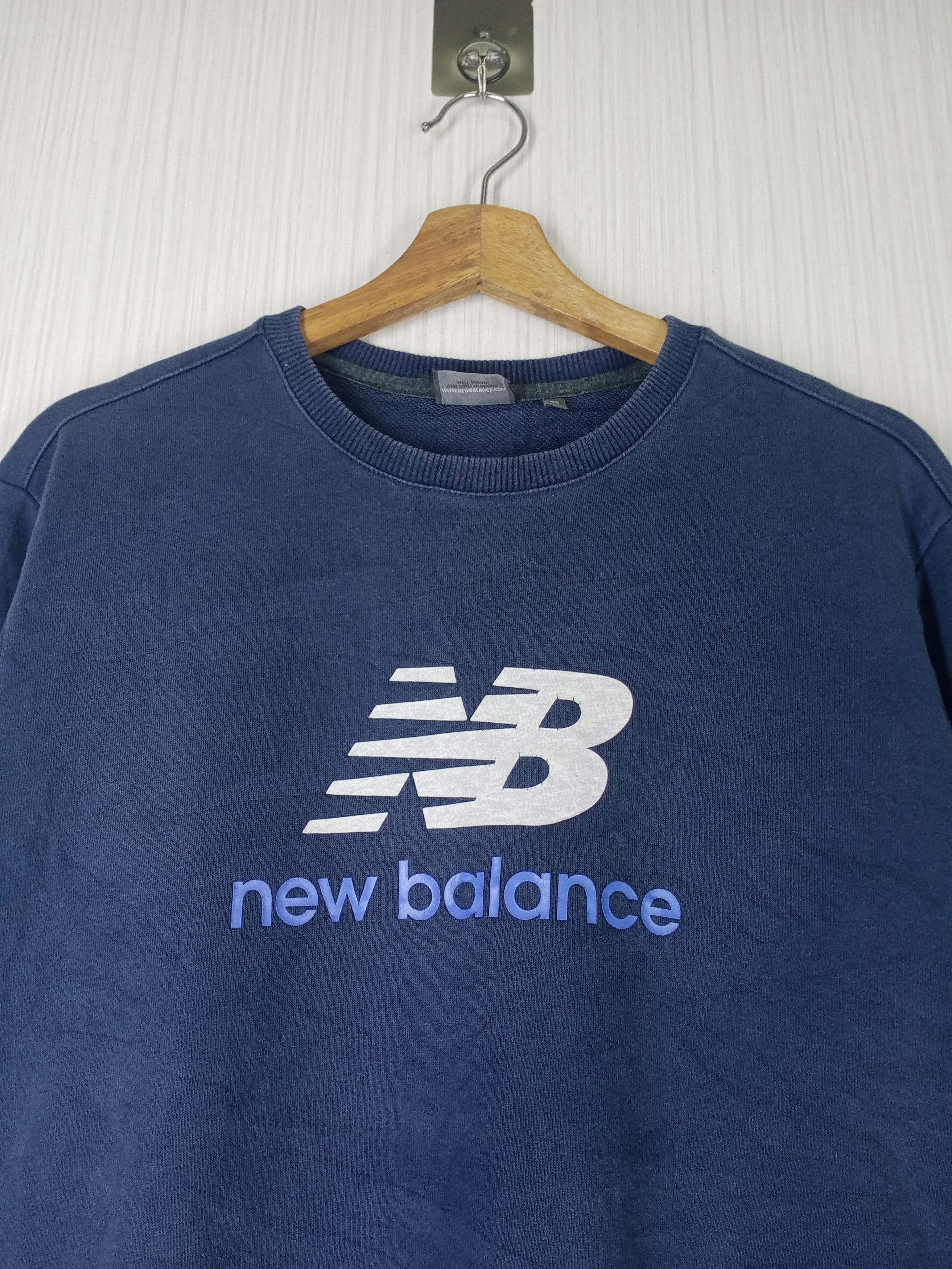 New Balance VINTAGE NEW BALANCE BIG LOGO SWEATSHIRT Size US L / EU 52-54 / 3 - 2 Thumbnail