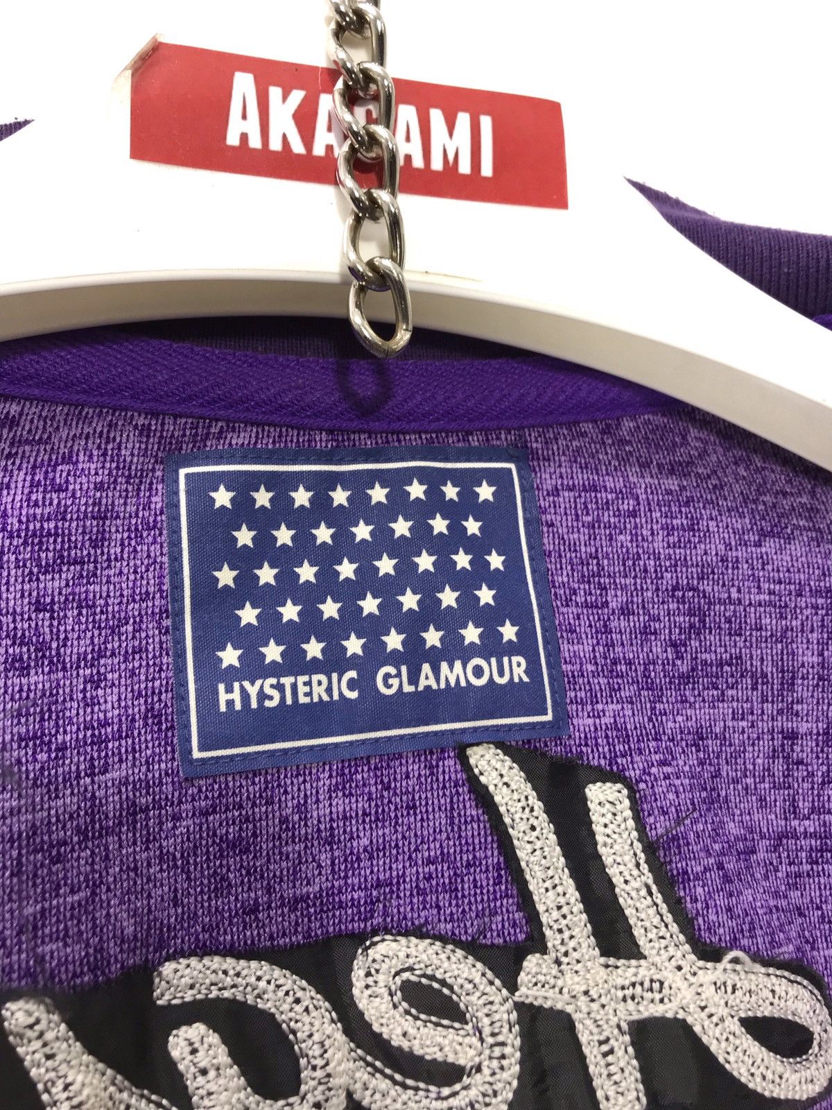 Hysteric Glamour ⚡Hysteric Glamour Varsity Stadium Jkt Chain Embroydery 3🟩1 Size US M / EU 48-50 / 2 - 7 Thumbnail