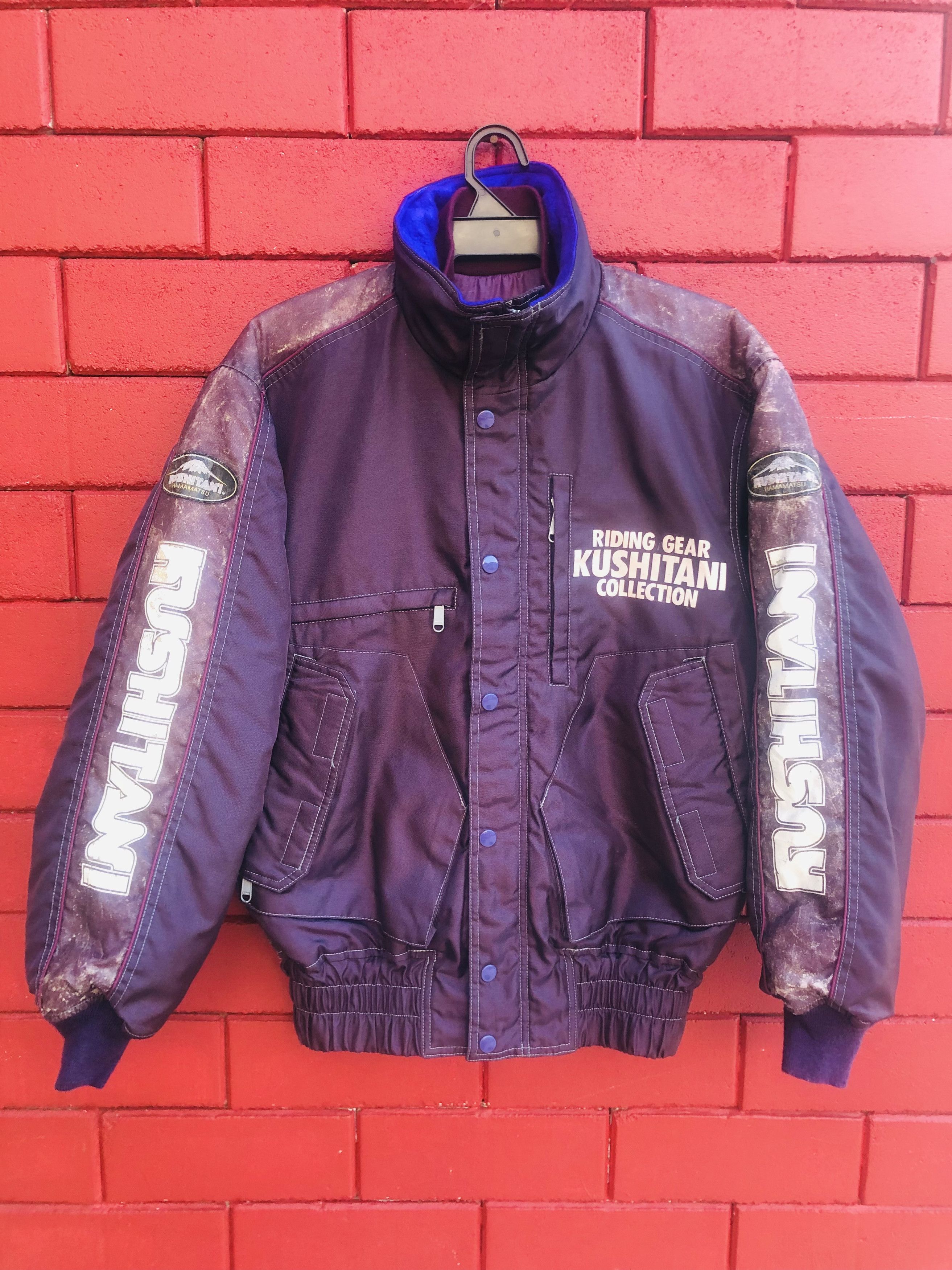 Japanese Brand × Vintage Vintage Kushitani Racing Motorcycle Designer Fashion Style Size US L / EU 52-54 / 3 - 2 Thumbnail
