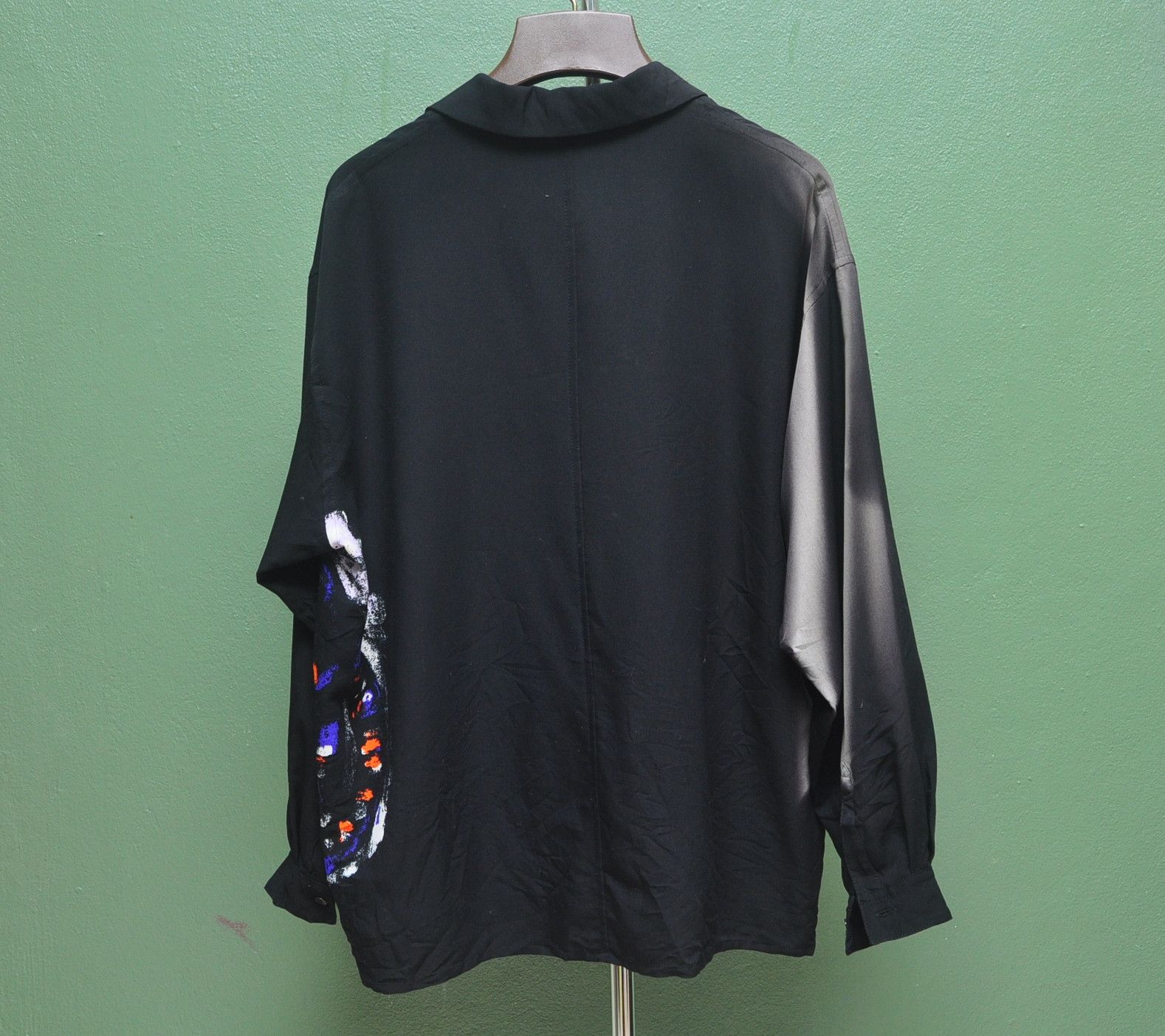 Japanese Brand × Kansai Yamamoto × Vintage Vintage Kansai Yamamoto O2 Designer Fashion Style Black Size US L / EU 52-54 / 3 - 2 Thumbnail