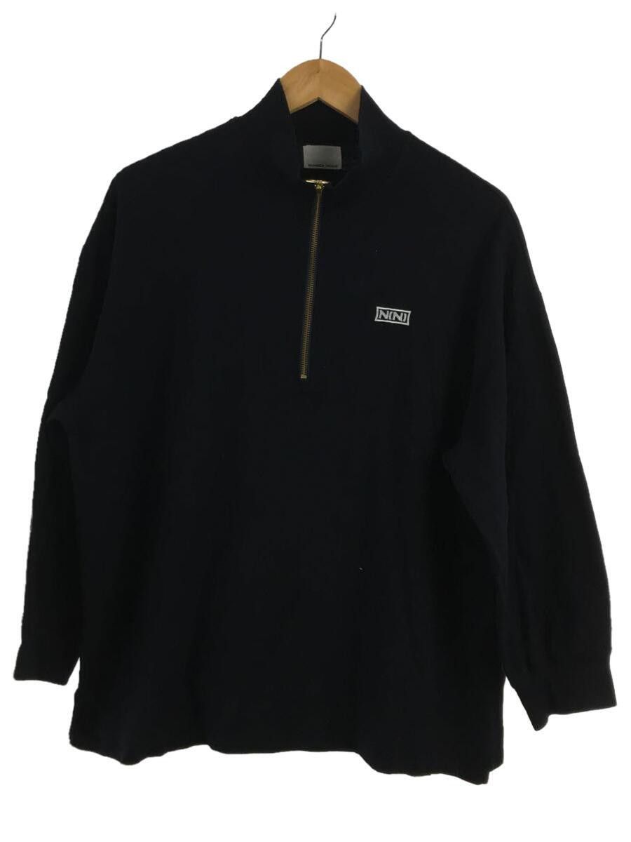 Number (N)ine Half Zip Logo Sweatshirt Size US L / EU 52-54 / 3 - 1 Thumbnail