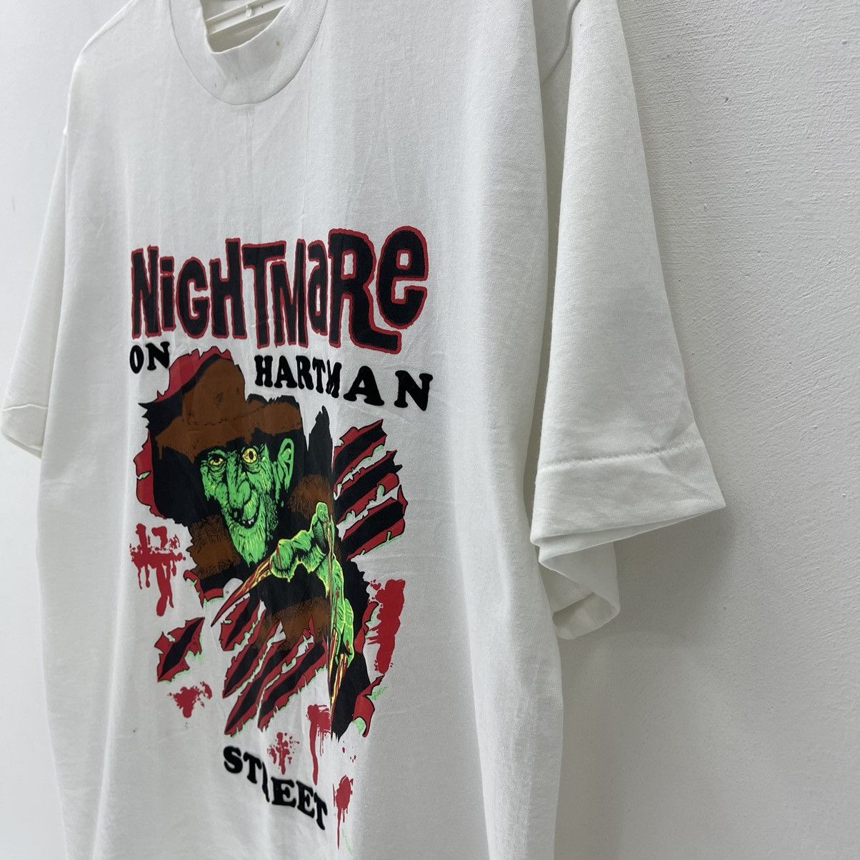 Vintage NIGHTMARE On Hartman Street Vintage 90s Shirt Horror Movie Size US L / EU 52-54 / 3 - 3 Thumbnail
