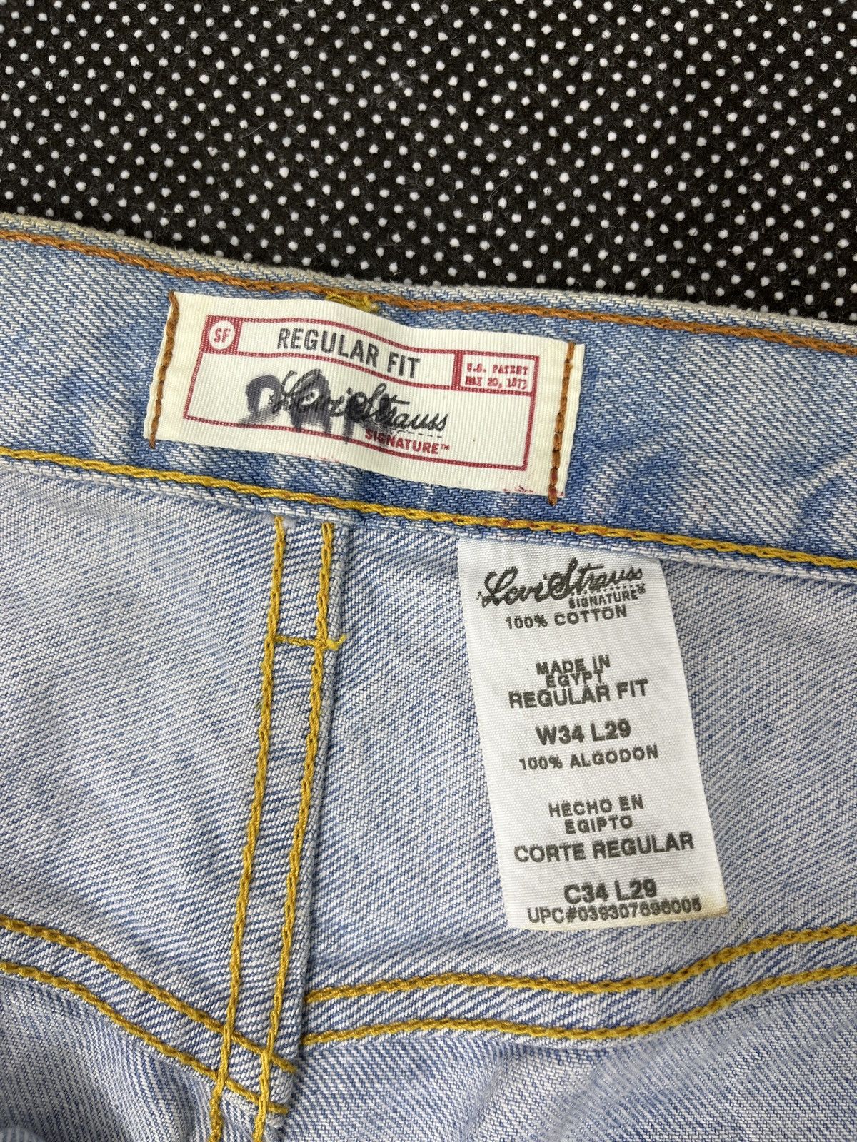 Levi's Vintage Levis Signature Light Wash Jeans - J061 Size US 34 / EU 50 - 6 Thumbnail