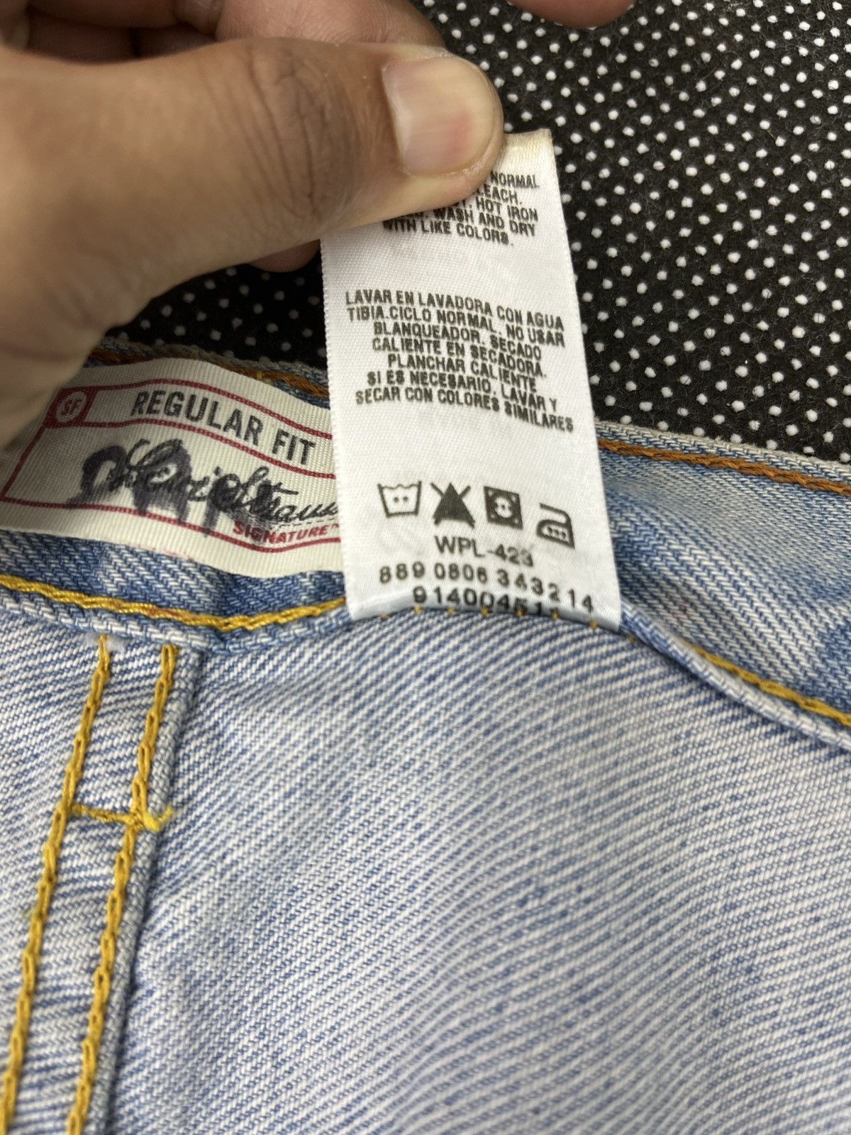 Levi's Vintage Levis Signature Light Wash Jeans - J061 Size US 34 / EU 50 - 7 Thumbnail