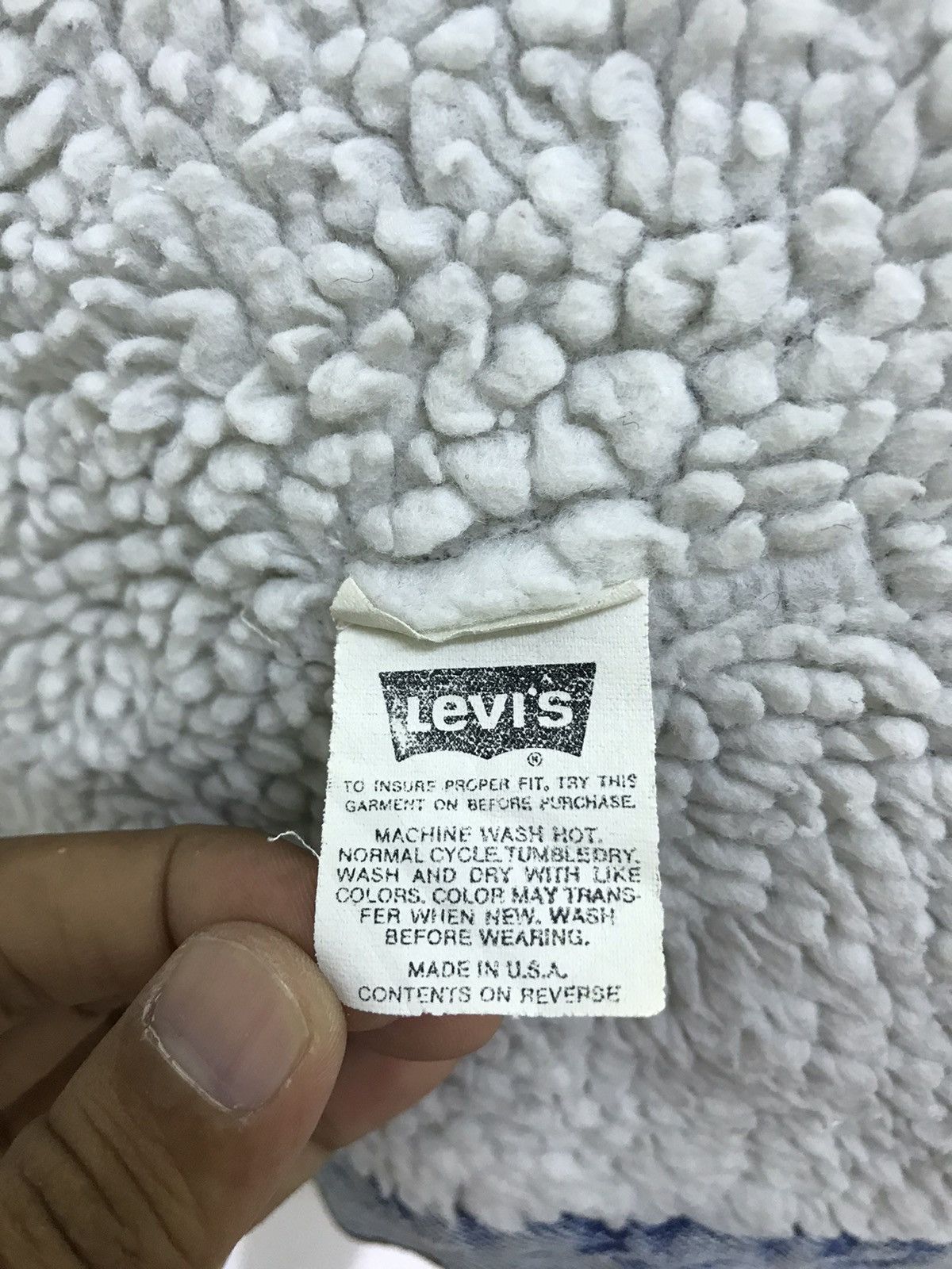 Levi's Vintage Clothing 🐎Made in USA Vtg 70s Levi’s Denim Jacket Sherpa Size US L / EU 52-54 / 3 - 13 Thumbnail