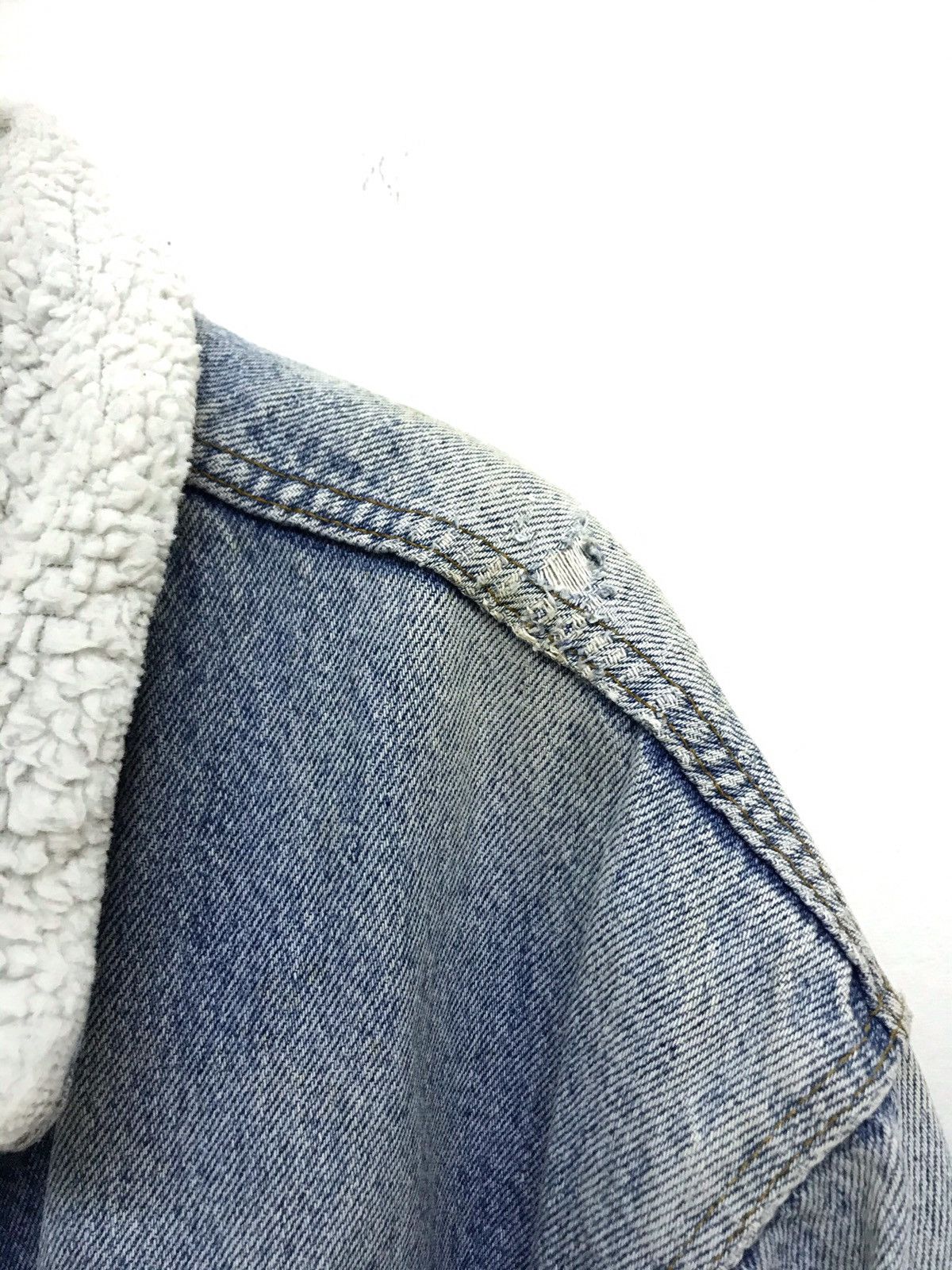 Levi's Vintage Clothing 🐎Made in USA Vtg 70s Levi’s Denim Jacket Sherpa Size US L / EU 52-54 / 3 - 10 Thumbnail