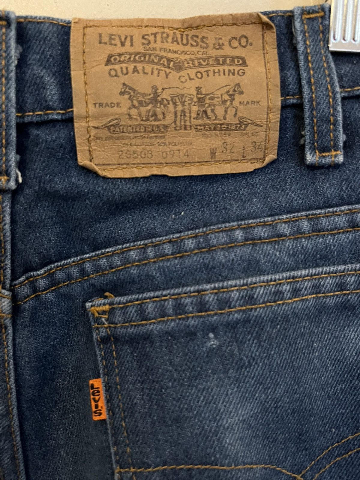 Levi's Vintage Levi Jeans Orange Tab Size US 31 - 3 Thumbnail