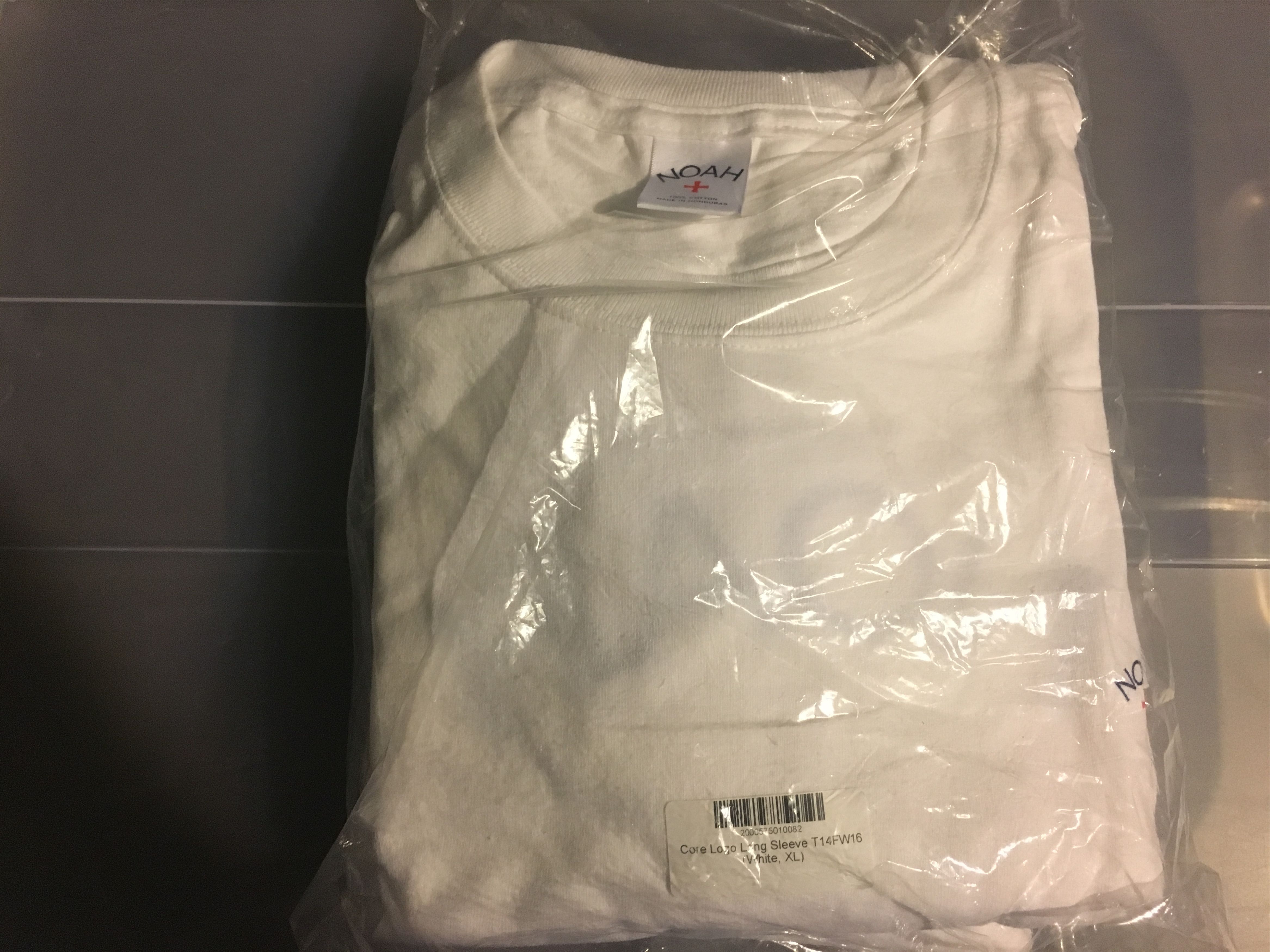Noah Noah Core Logo L/S White X-Large Size US XL / EU 56 / 4 - 1 Thumbnail