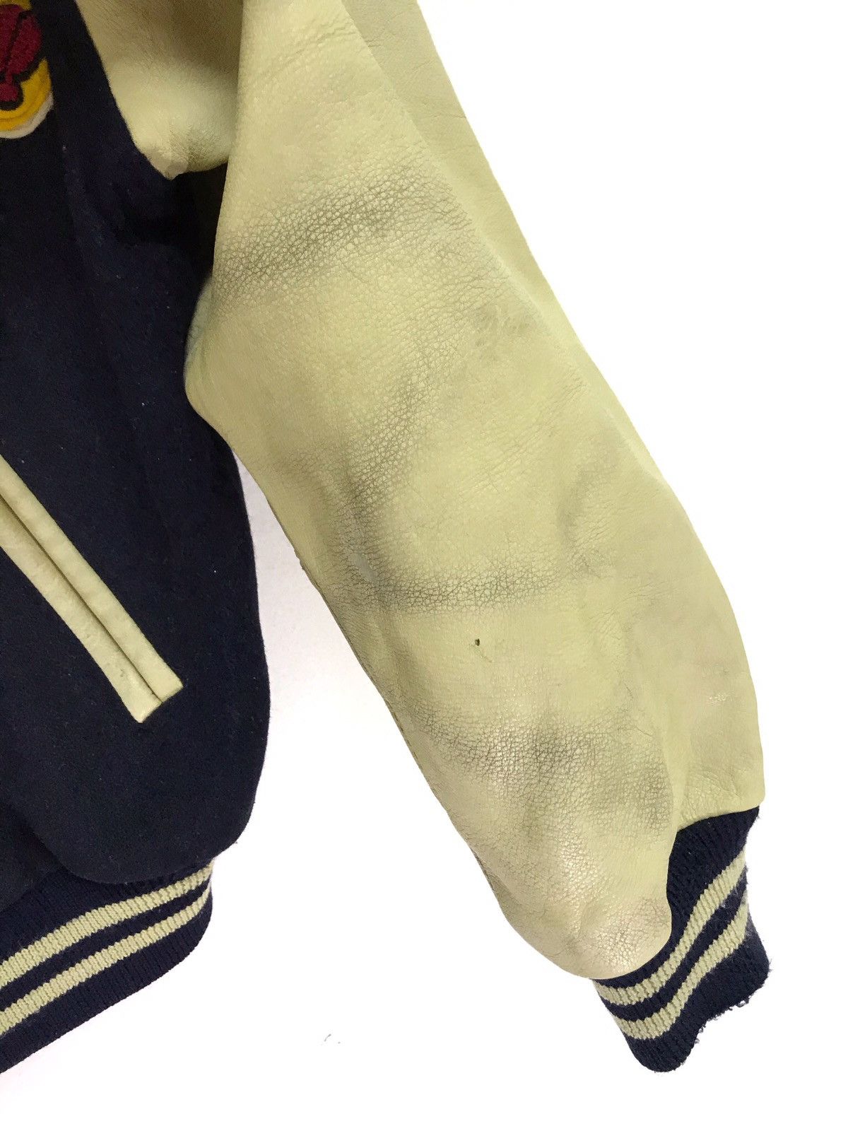 Japanese Brand Rare Vtg Van Jac Varsity Jacket Iconic Logo Wool Leather Size US M / EU 48-50 / 2 - 9 Thumbnail
